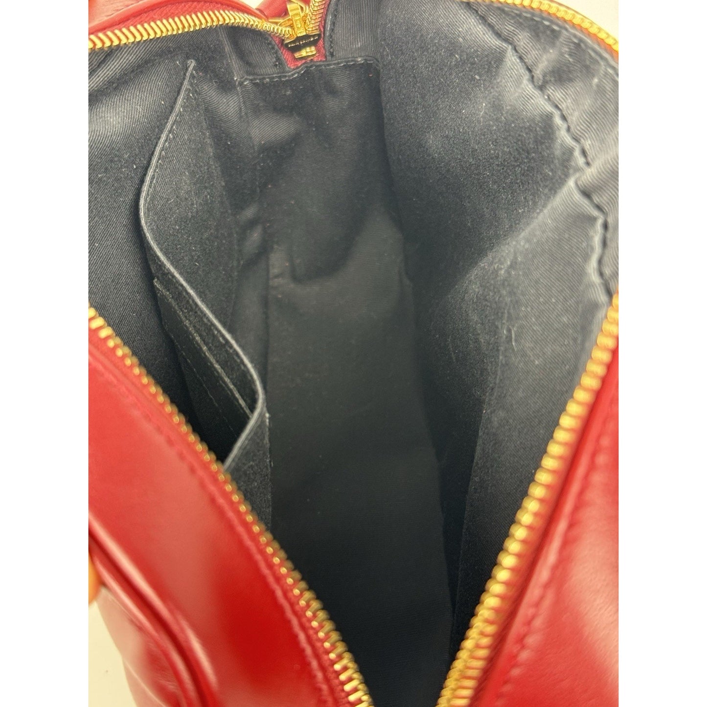 Saint Laurent Lou Camera Bag Rouge Eros Matelasse Leather