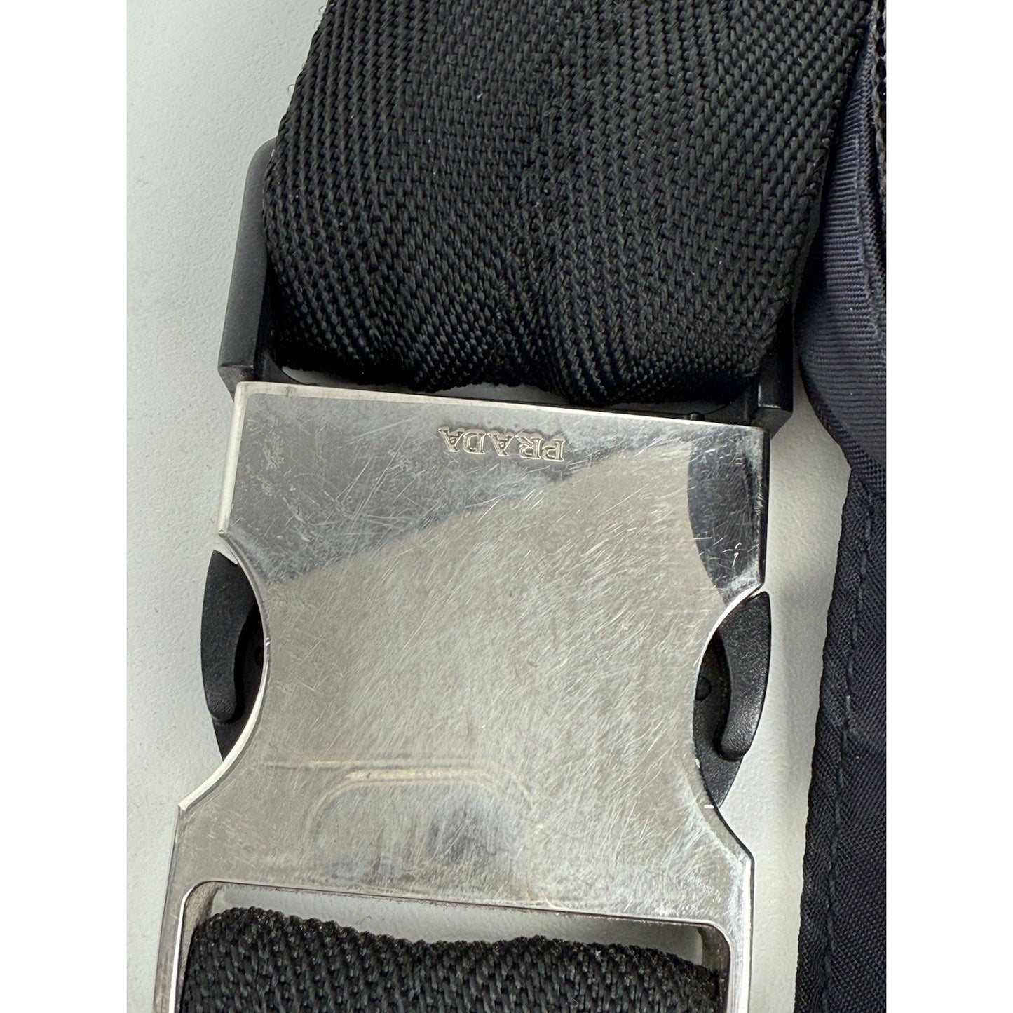PRADA Re-Nylon Dark Navy Men's Belt Bag