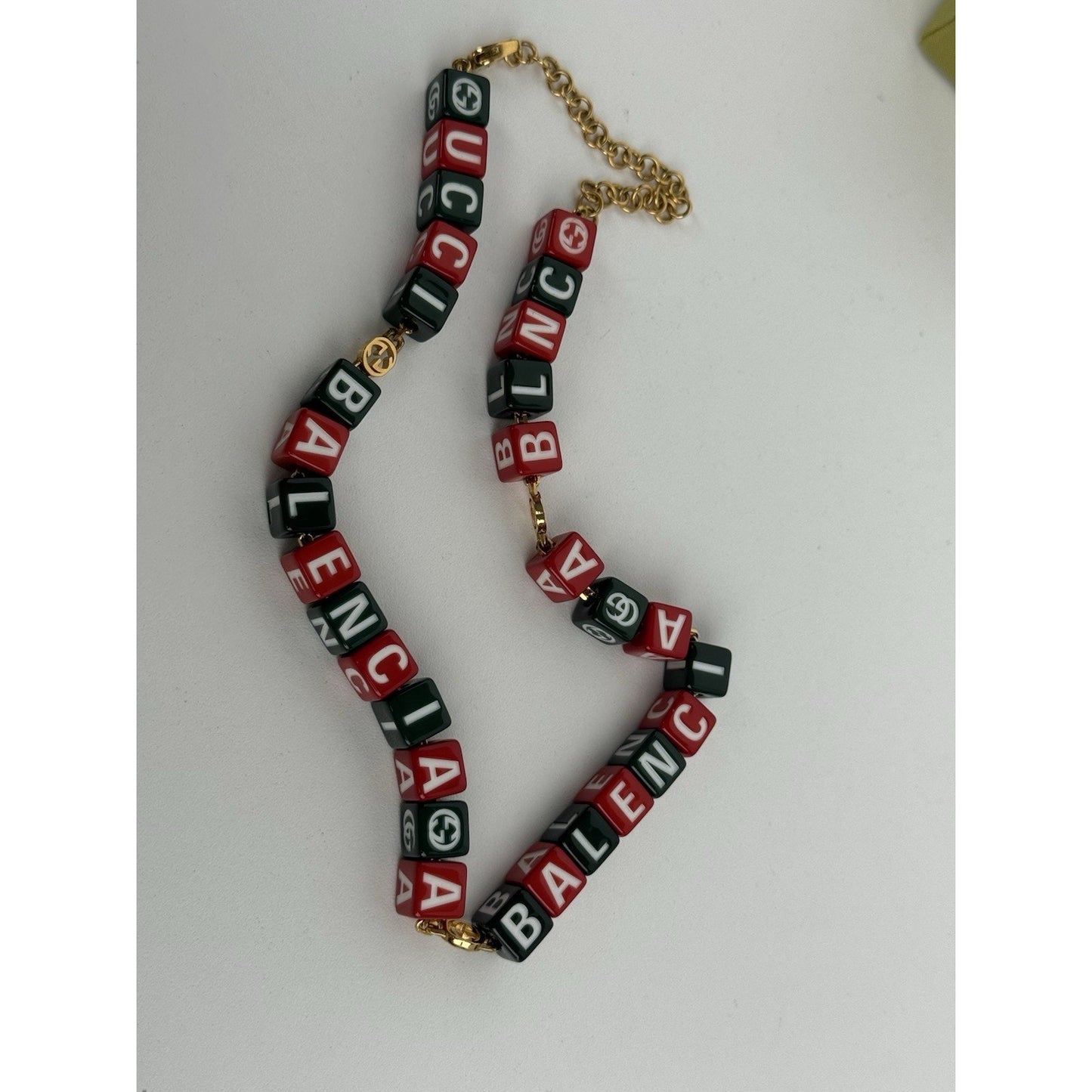 Gucci x Balenciaga The Hacker Project Symbols Bead Necklace