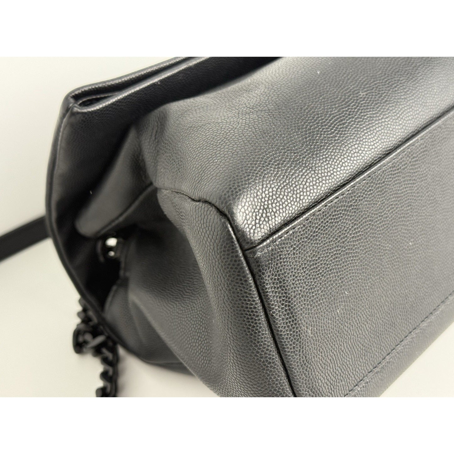 Saint Laurent West Hollywood Leather Handbag Black with Black Hardware