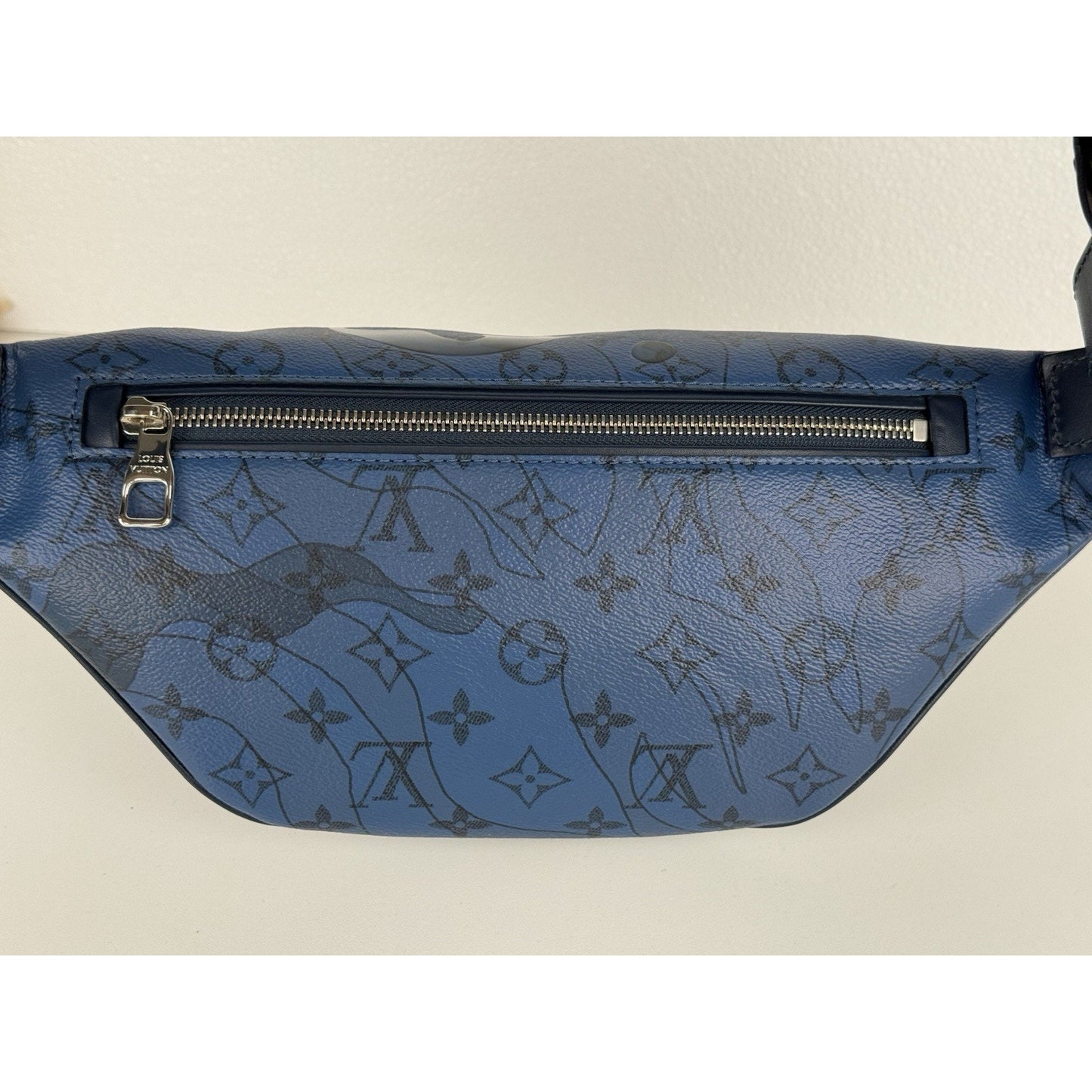 Louis Vuitton Monogram Blue Aqua Garden Discovery Bum Bag PM Body Bag A1