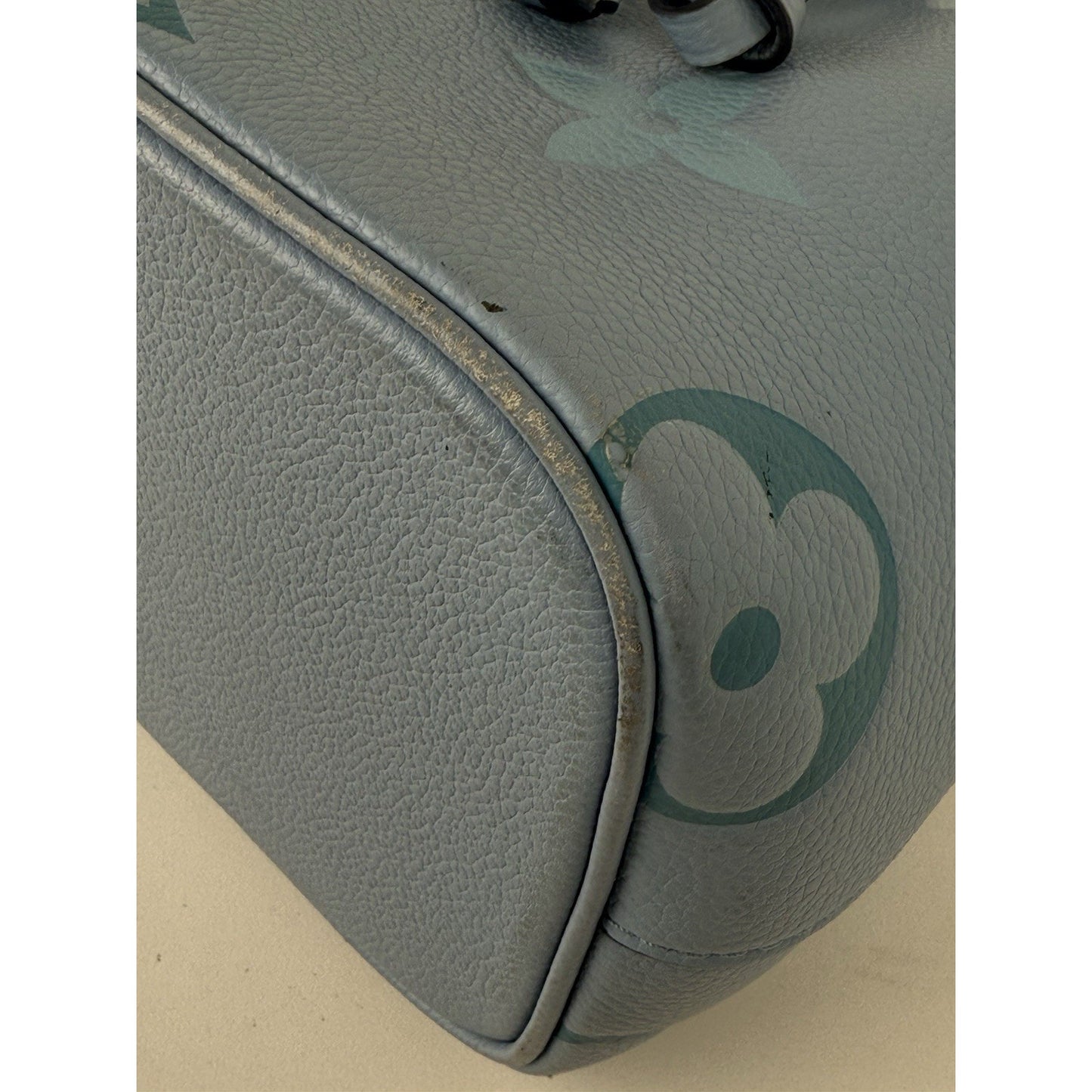 LOUIS VUITTON Giant Monogram Neonoe BB Blue Empriente Women's Shouder Bag