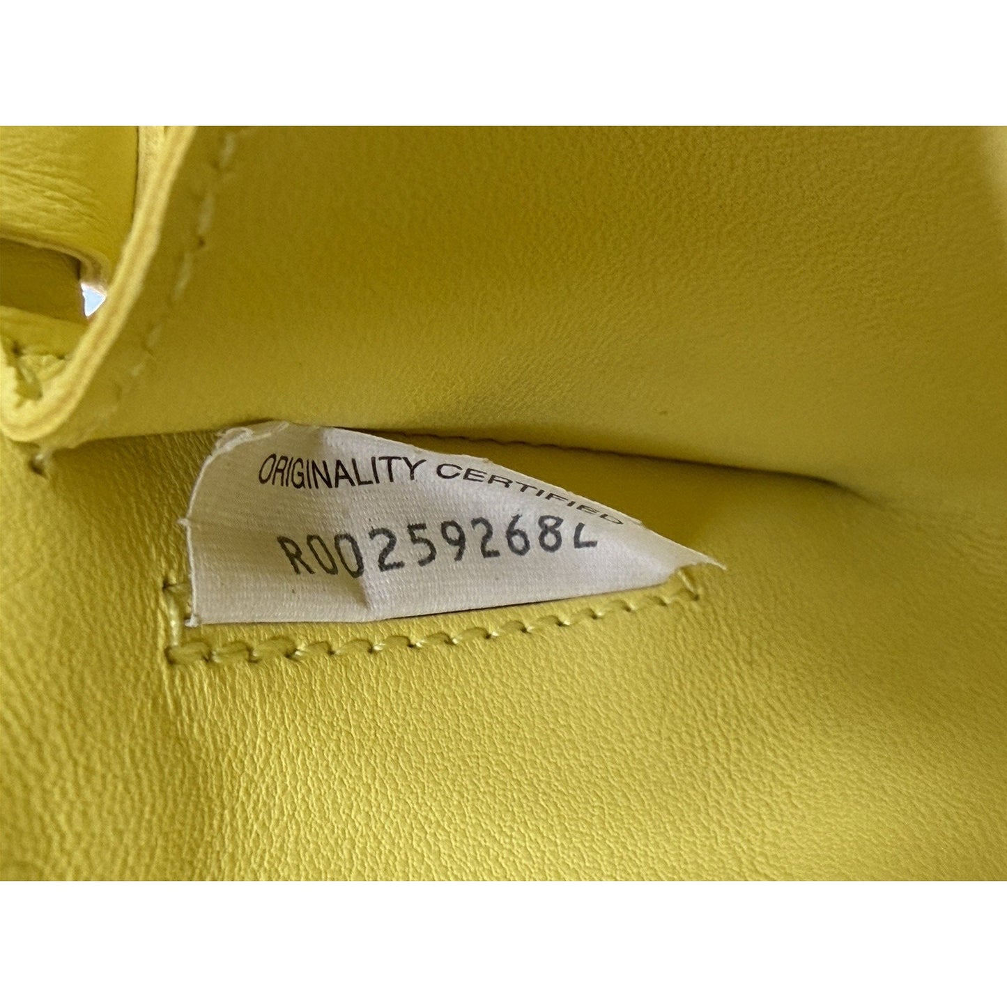 Bottega Veneta Cassette Crossbody Bag in Yellow Intrecciato Lambskin Leather