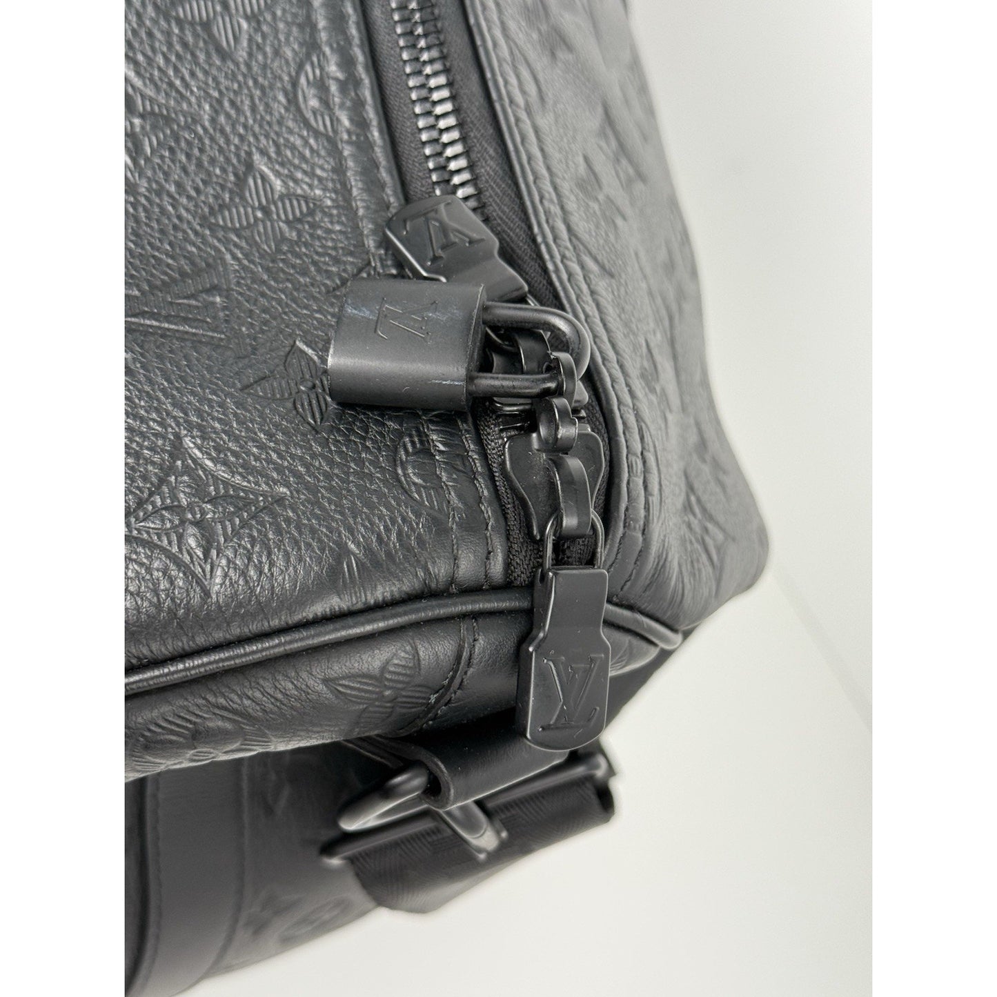 Louis Vuitton Keepall Bandouliere 50 Empriente Monogram Duffle Bag