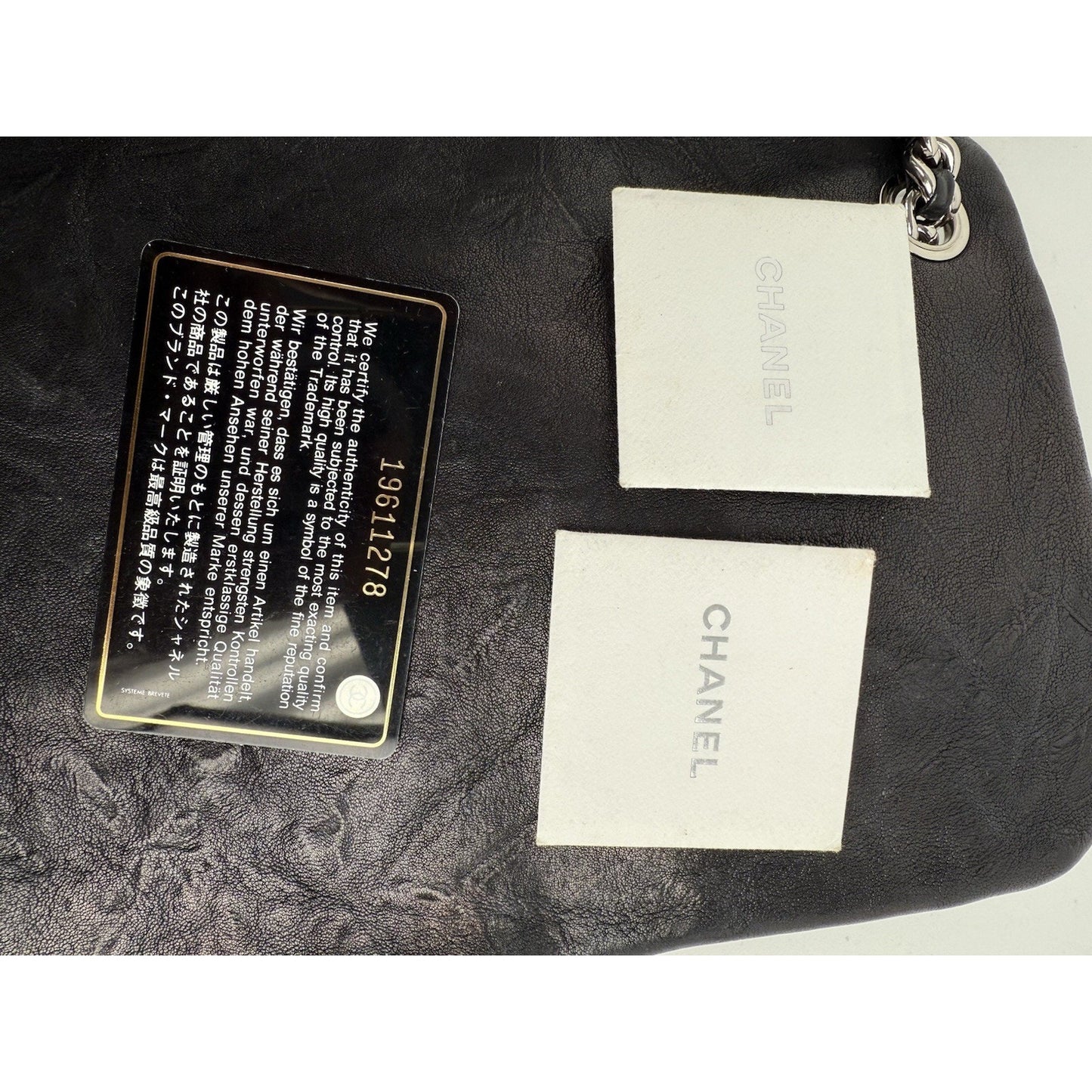 Chanel Paris-Dallas Maxi Chain Around Flap Bag Quilted Black Leather