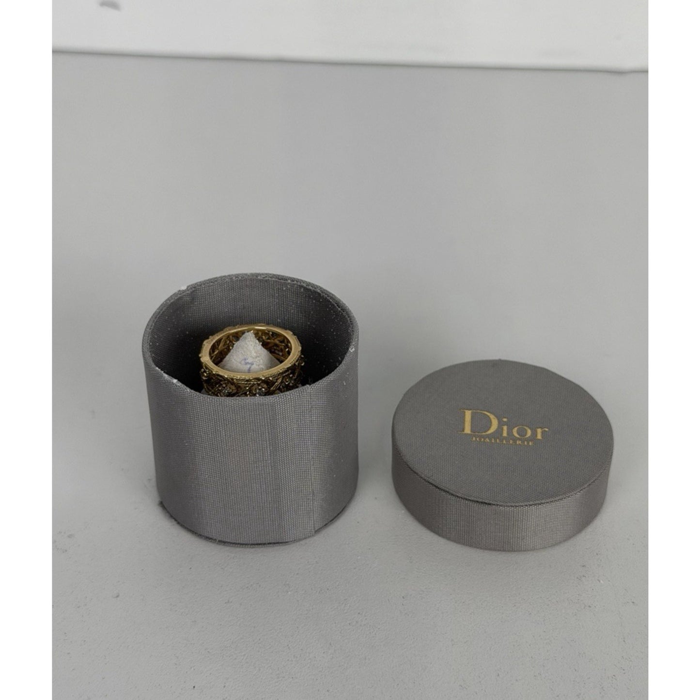 Dior My Dior Ring Diamond 18k Yellow Gold Open Filigree Work Design