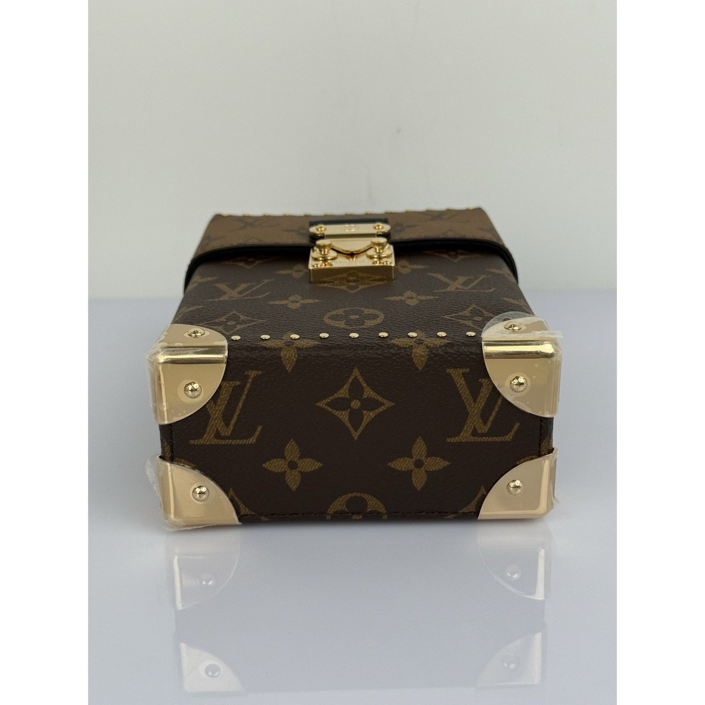 Louis Vuitton Reverse Monogram Camera Box Women's Top Handle Bag
