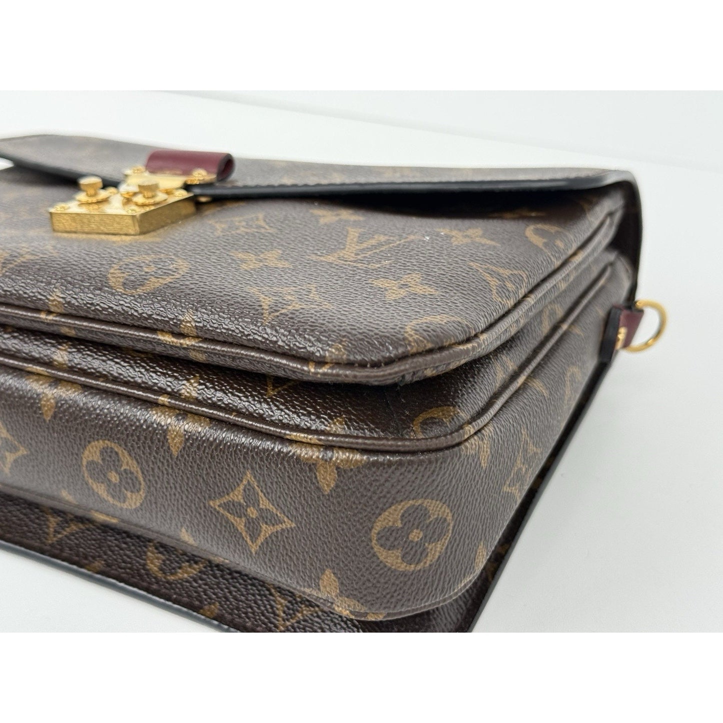 Louis Vuitton Monogram Braided Pochette Métis Coquelicot Crossbody Bag