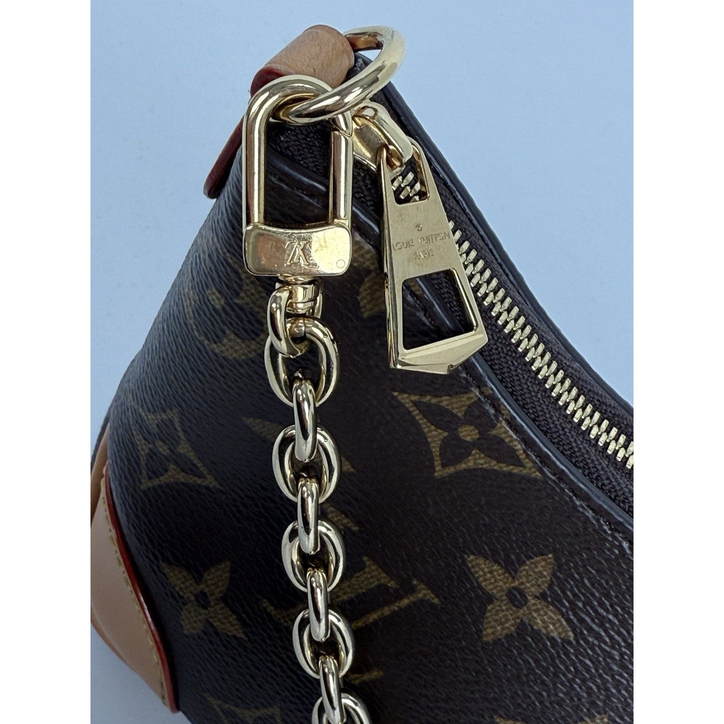 Louis Vuitton Nano Boulogne Shoulder Bag with Gold Hardware