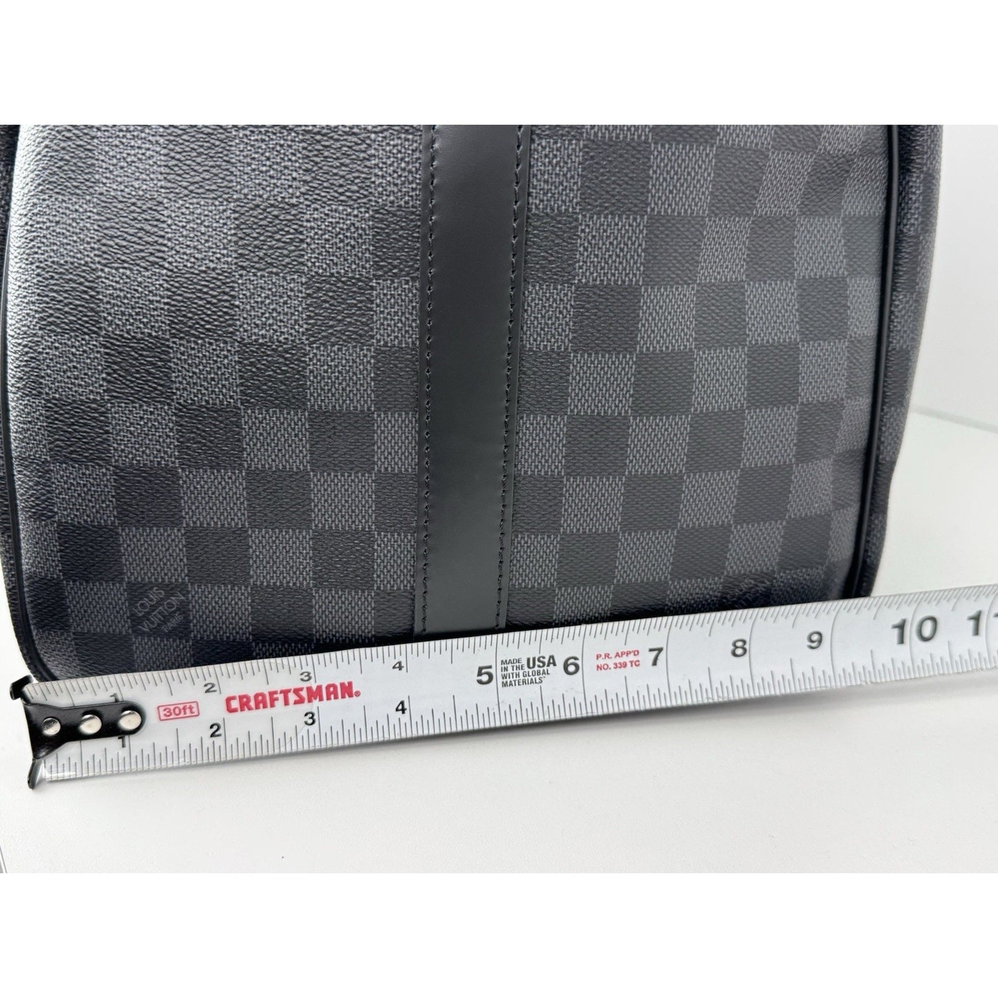 Louis Vuitton Damier Graphite Keepall Bandoulière 55 Travel Bag