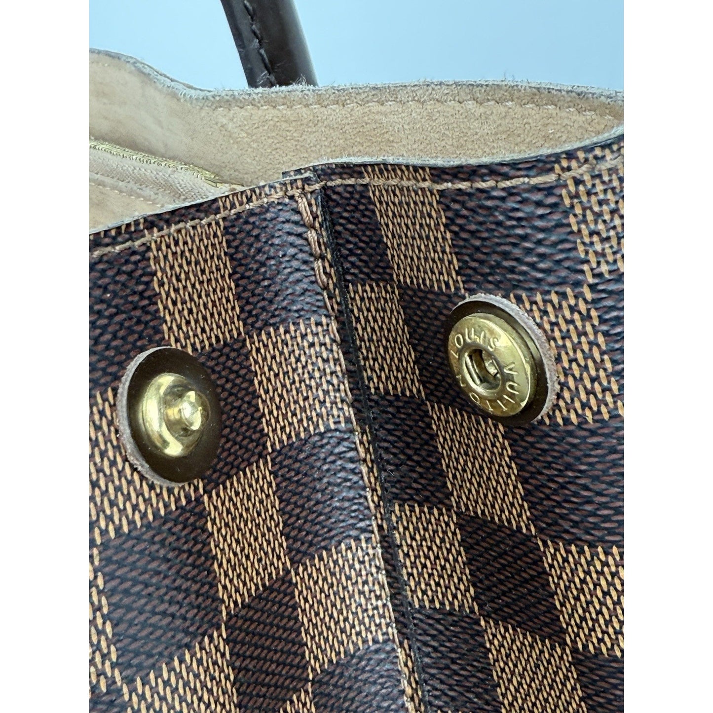 Louis Vuitton Kensington Damier Ebene Women's Tote Bag