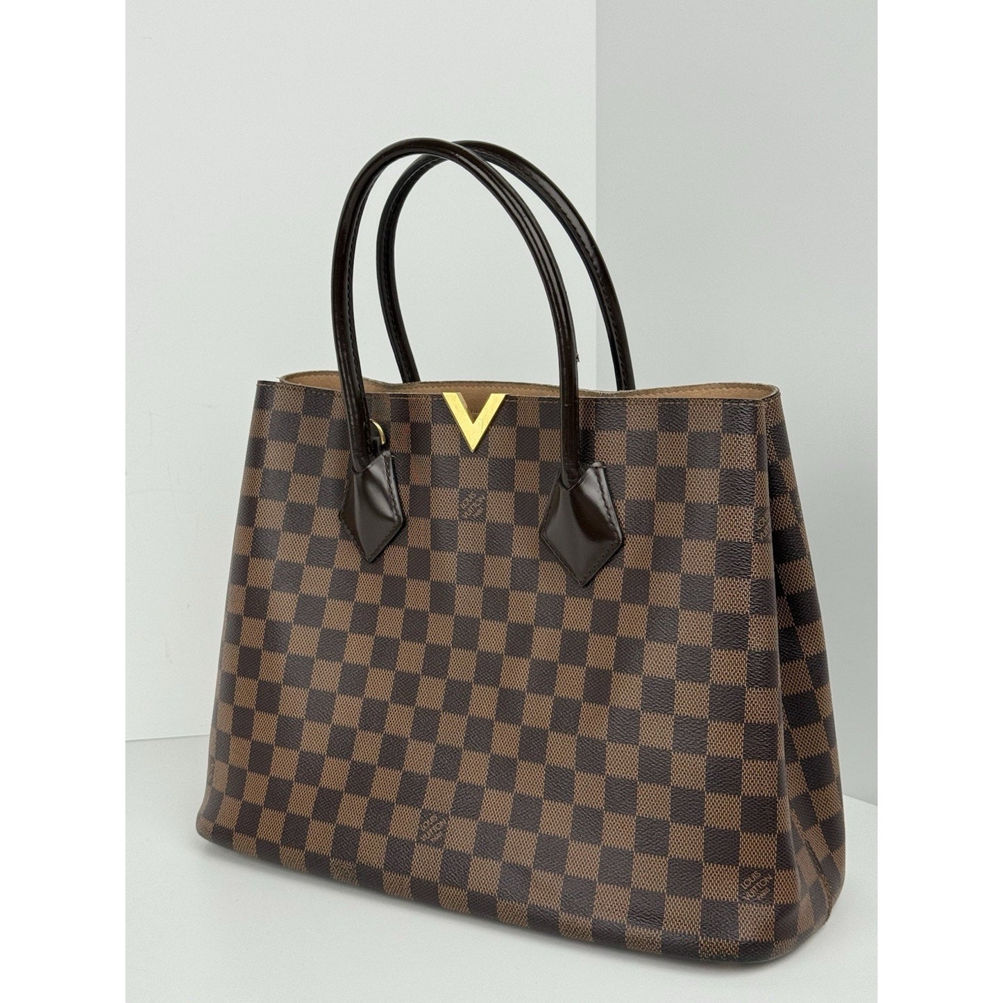 Louis Vuitton Kensington Damier Ebene Women's Tote Bag