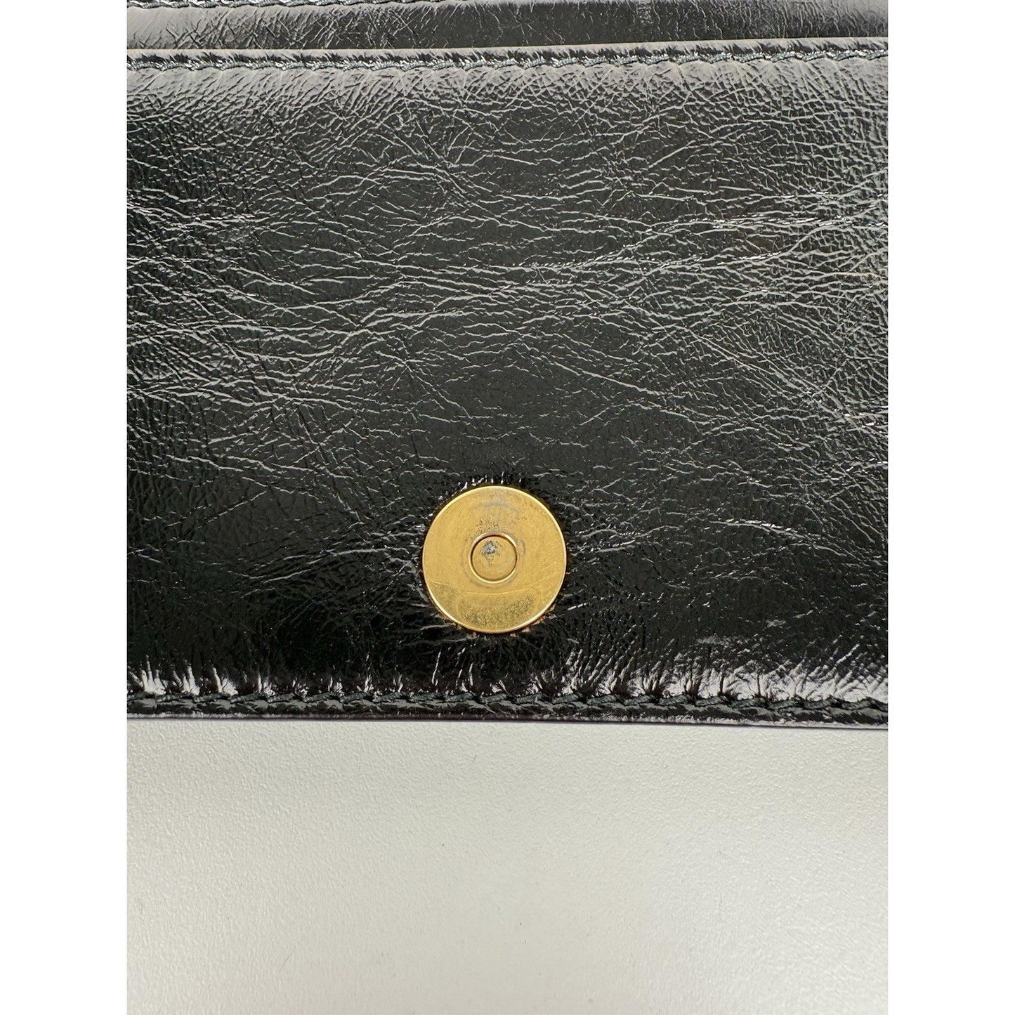 Christian Dior Black Calfskin Leather J'ADIOR Wallet on Chain Clutch Bag