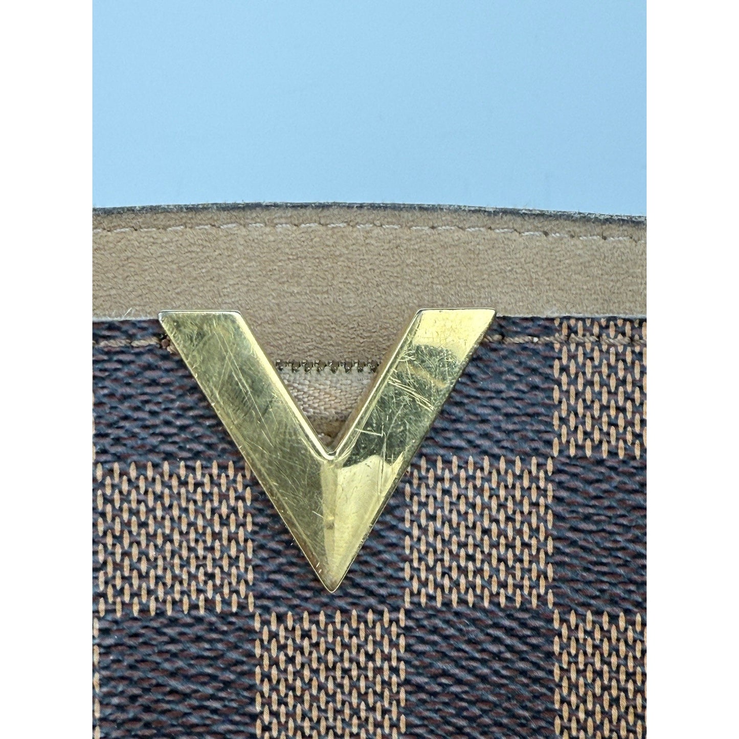 Louis Vuitton Kensington Damier Ebene Women's Tote Bag