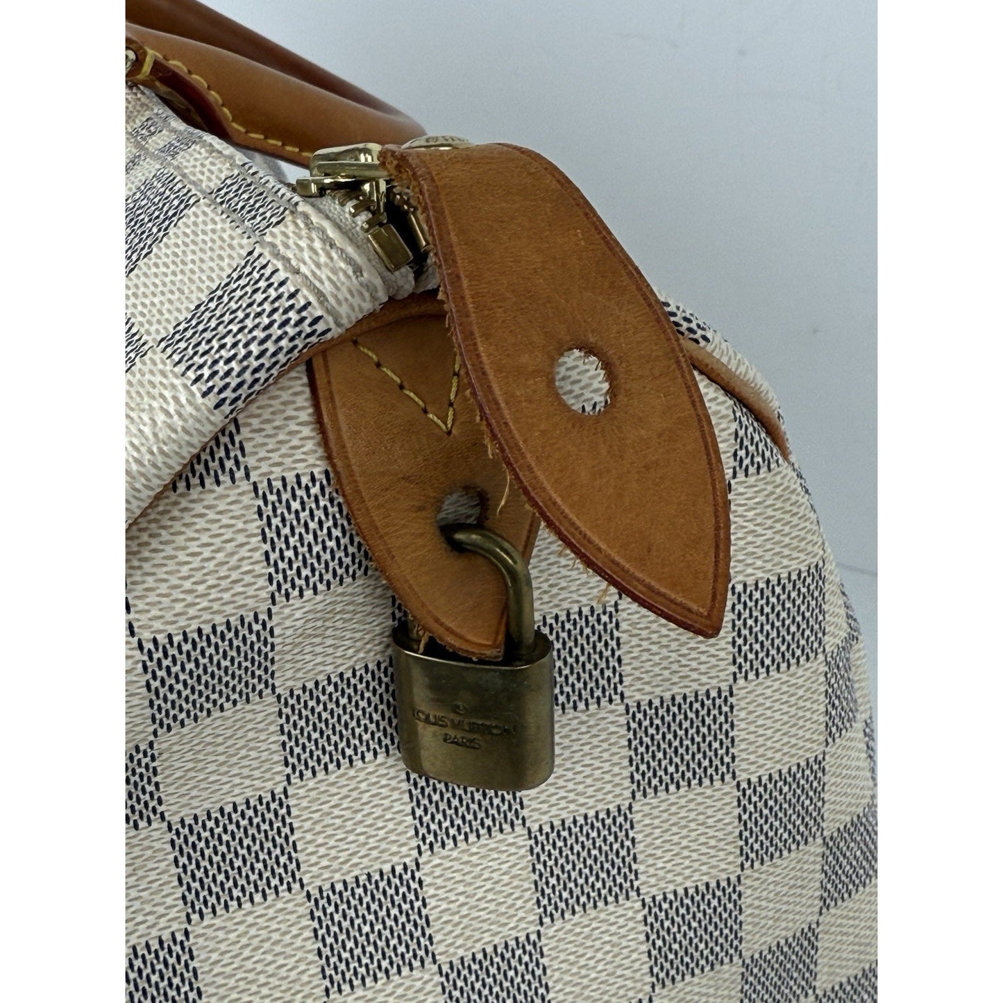 Louis Vuitton Speedy Damier Azur 35 Canvas Bag
