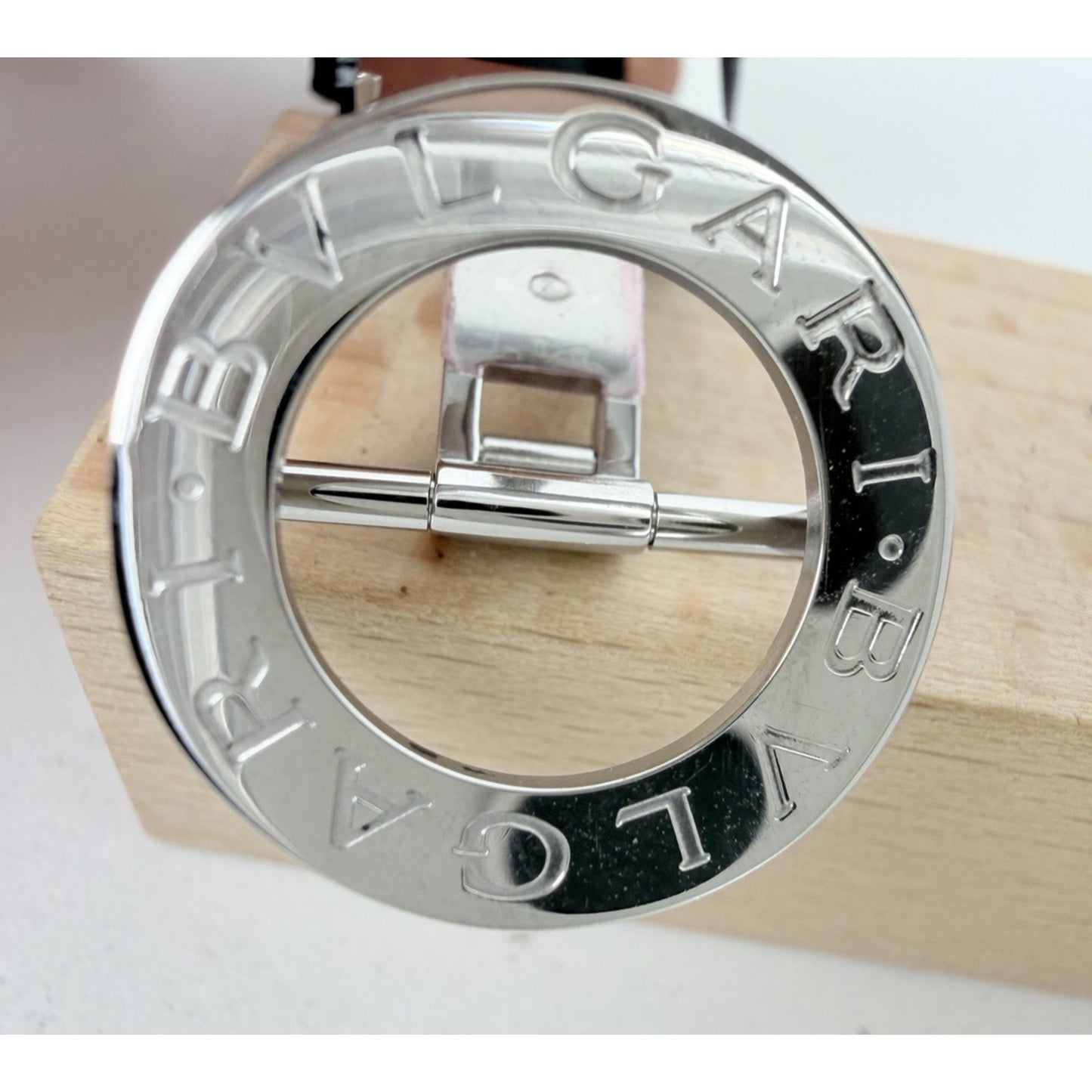 Bulgari Bvlgari BB38SL Stainless Steel Watch and White Dial