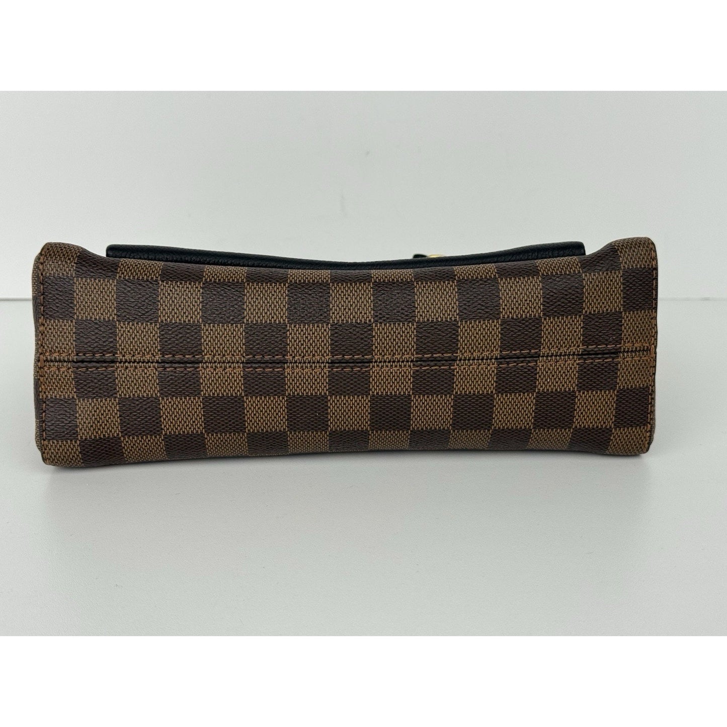 Louis Vuitton Vavin Damier Ebene Chain Strap Shoulder Bag in Brown Coated Canvas