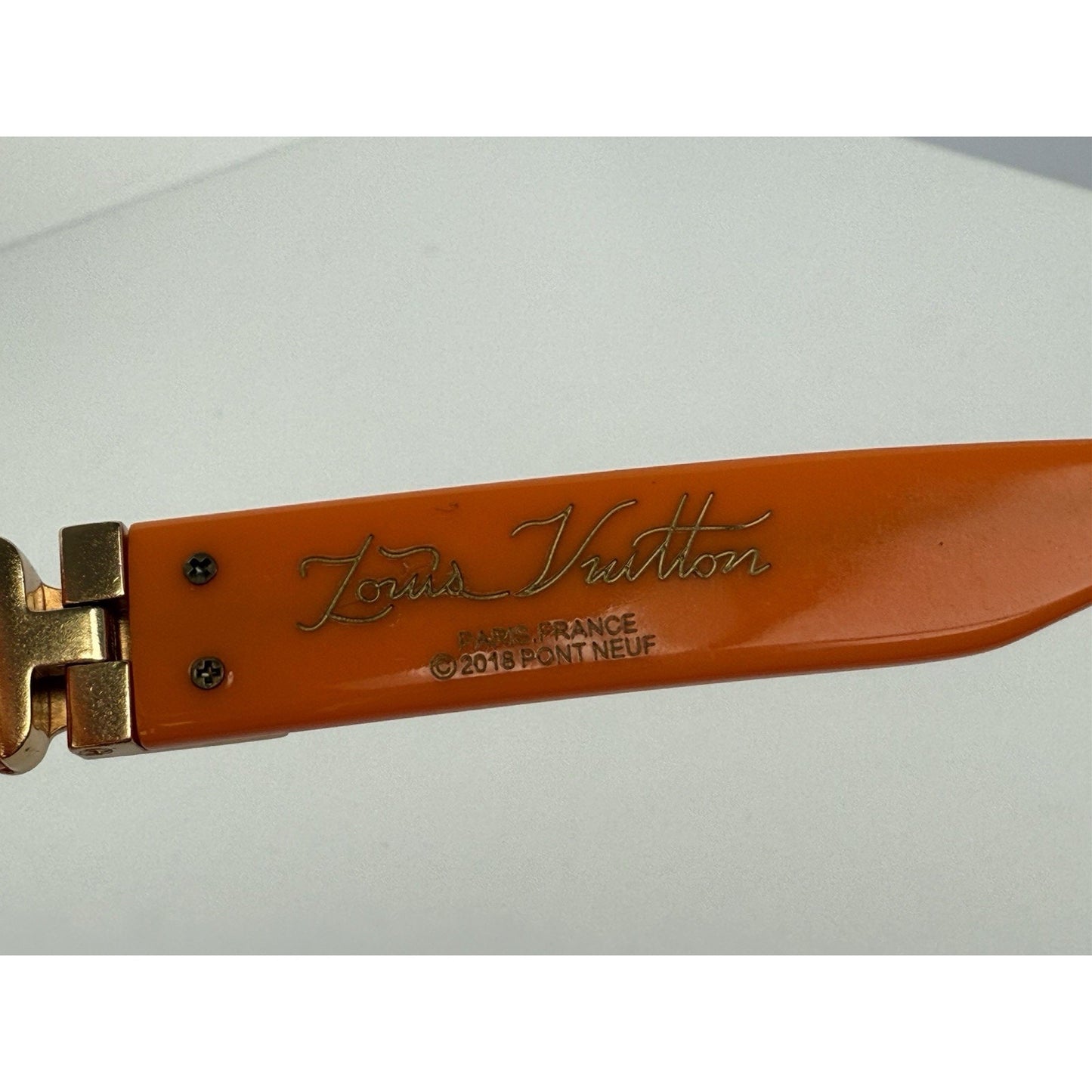 Louis Vuitton 1.1 Millionaires Sunglasses Orange