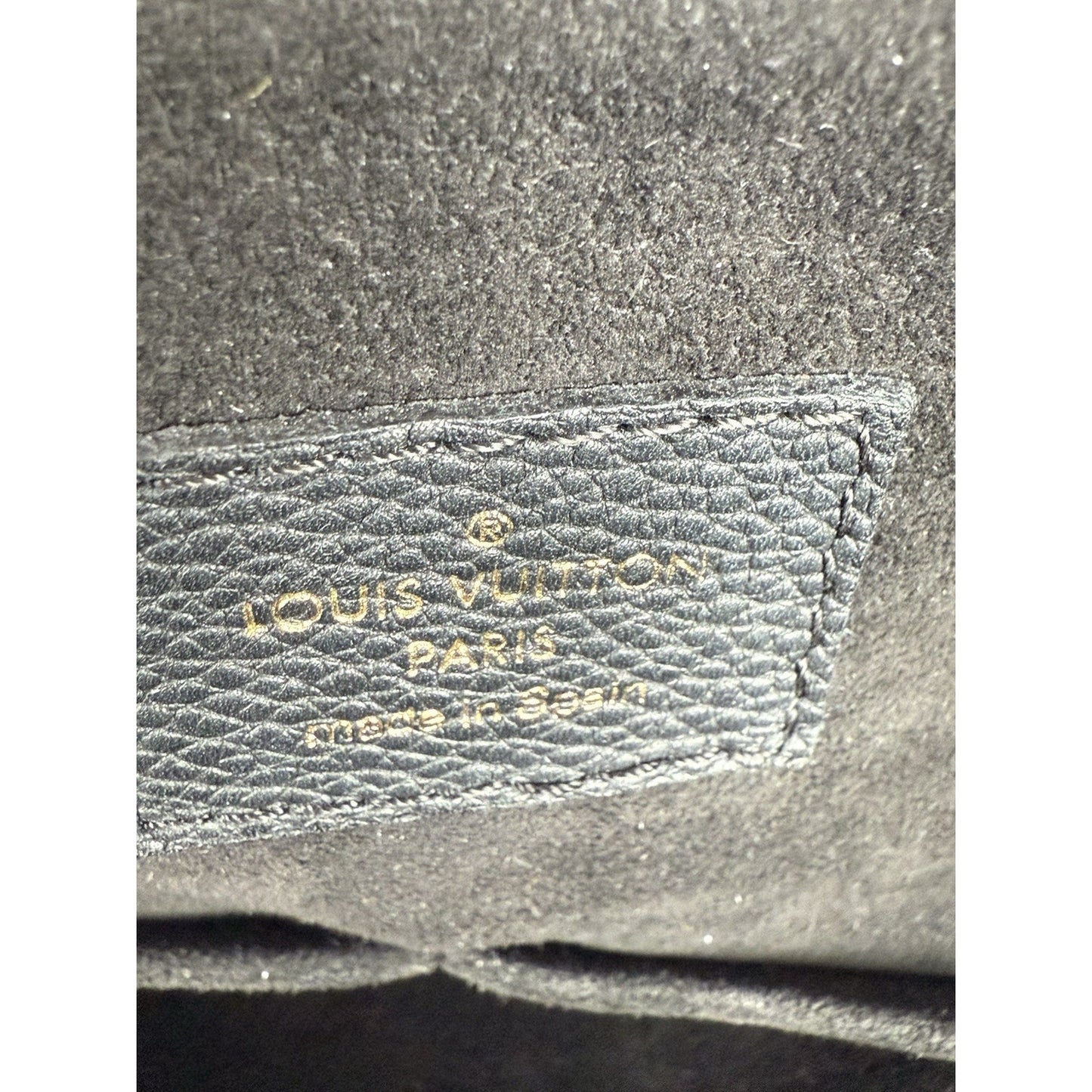Louis Vuitton Pallas Black Interior Tote BB Brown Canvas/Leather