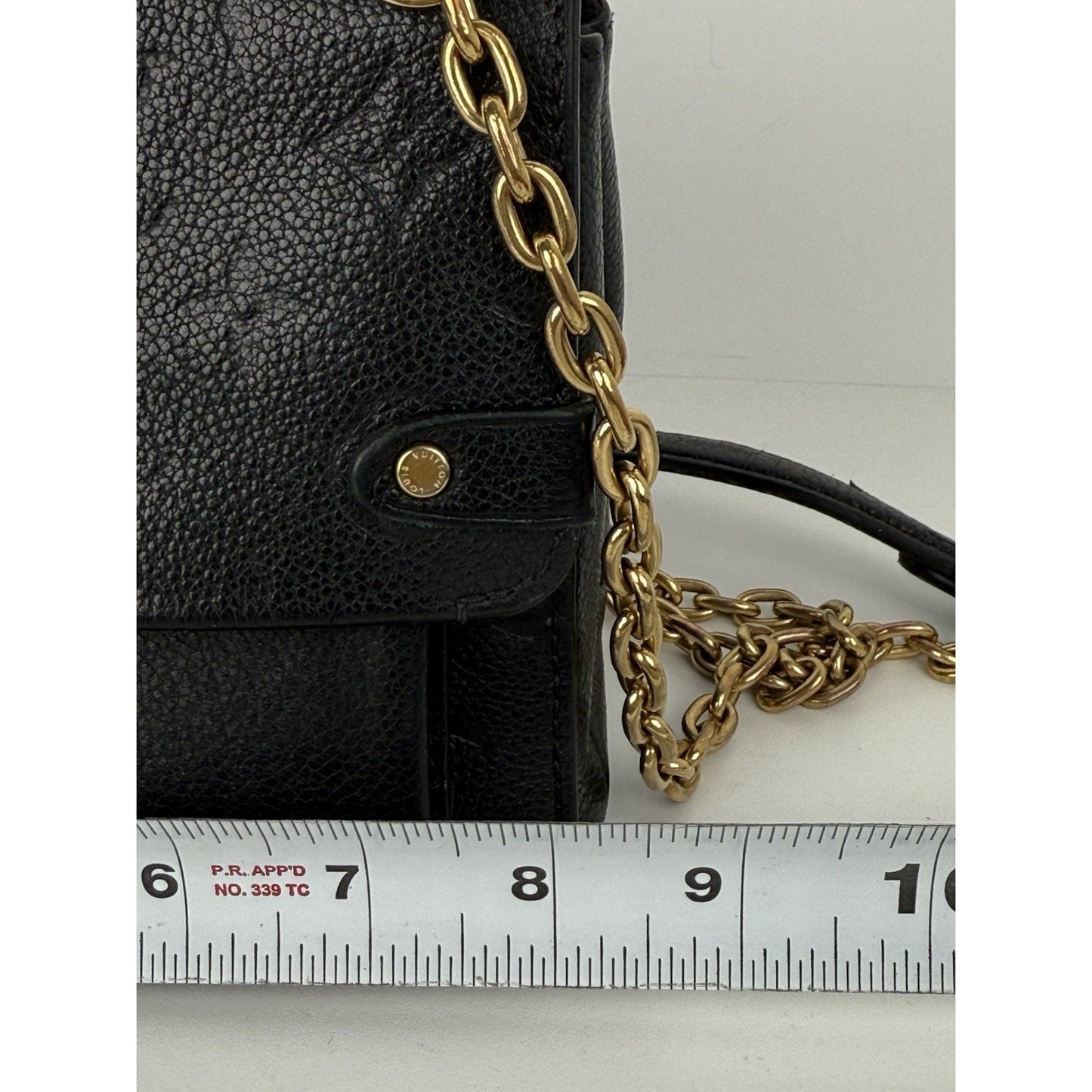 Louis Vuitton Vavin Shoulder Bag BB Black Empriente Leather