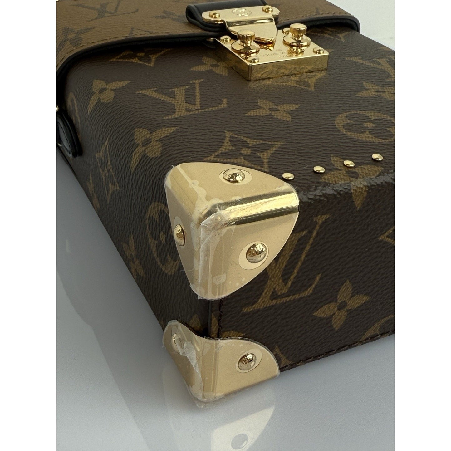 Louis Vuitton Reverse Monogram Camera Box Women's Top Handle Bag