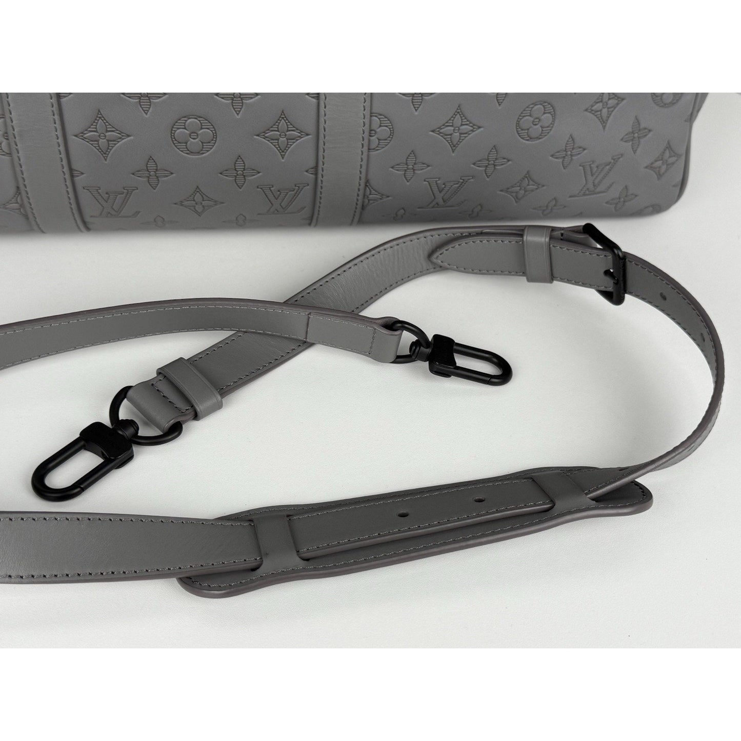 Louis Vuitton Keepall Bandouliere 50 Shadow Monogram Duffle Bag