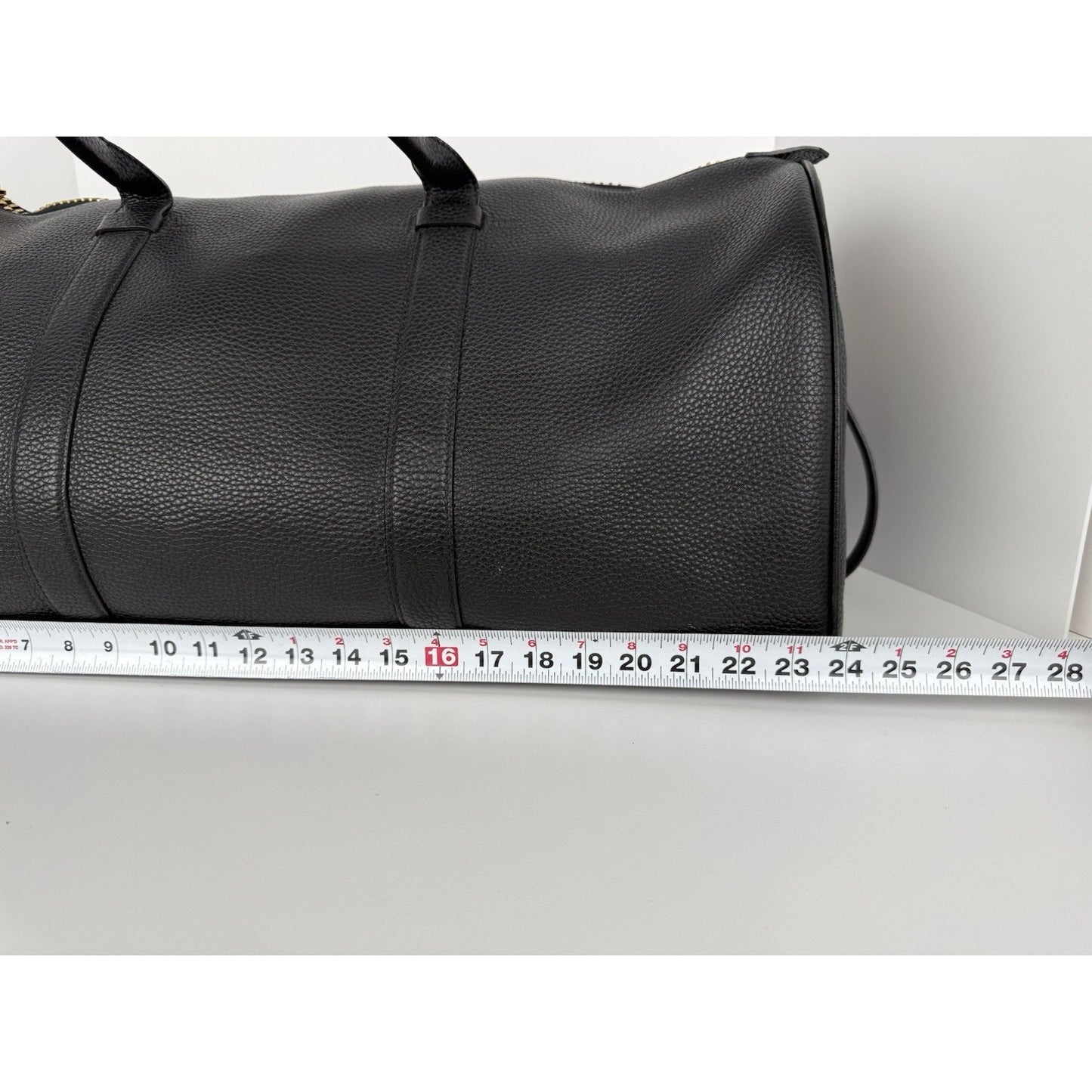Tom Ford Weekend Black Leather Duffle Bag Unisex