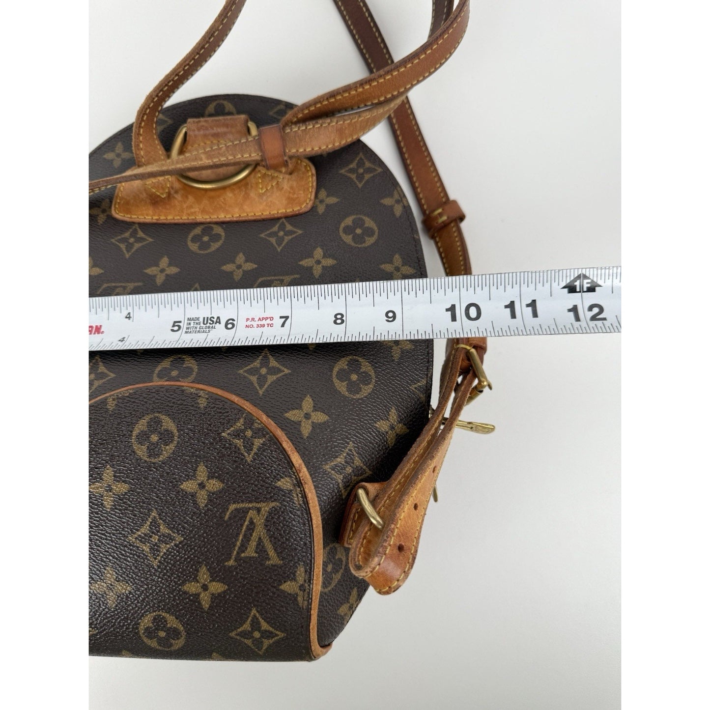 LOUIS VUITTON Ellipse Sac à Dee Brown Monogram Coated Canvas Women"s Backpack