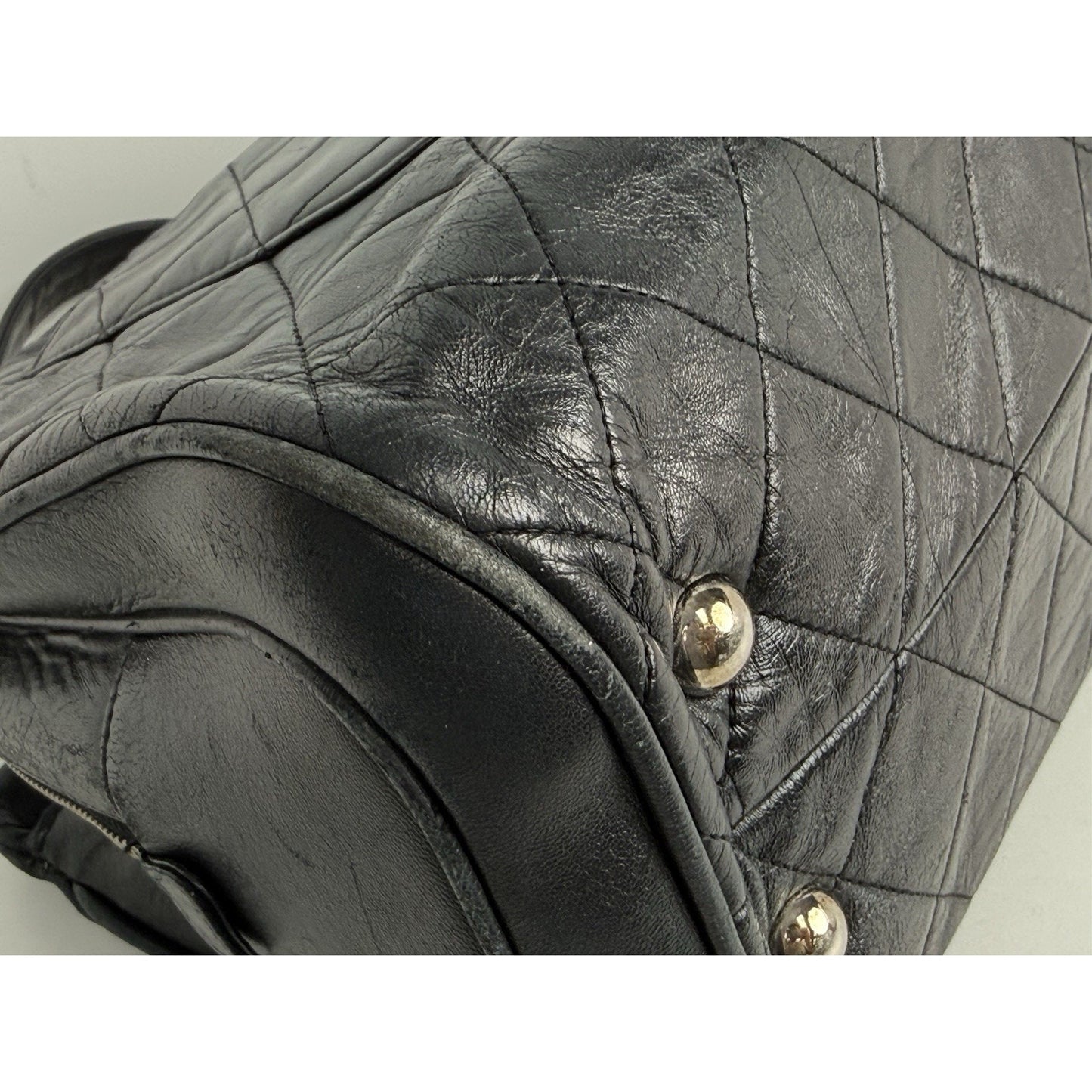 Chanel Timeless Tote Bag Black Leather