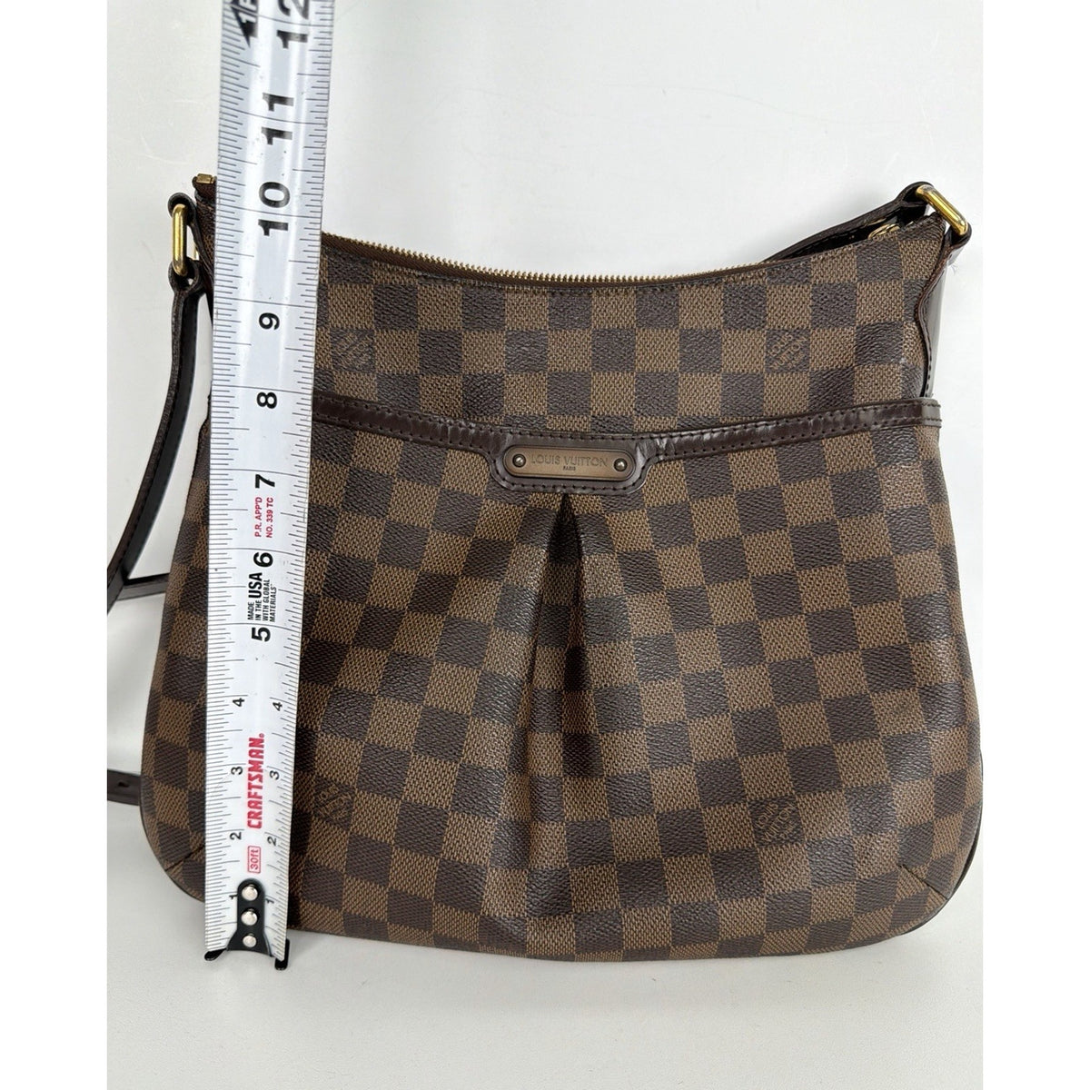 Louis Vuitton Bloomsbury Crossbody Bag PM in Damier Ebene Coated Canvas 2017 S08