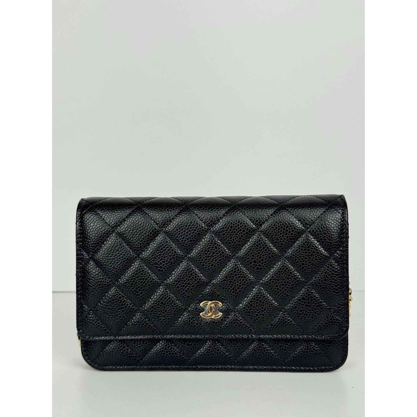 Chanel Classic Wallet on Chain in Black Caviar Leather