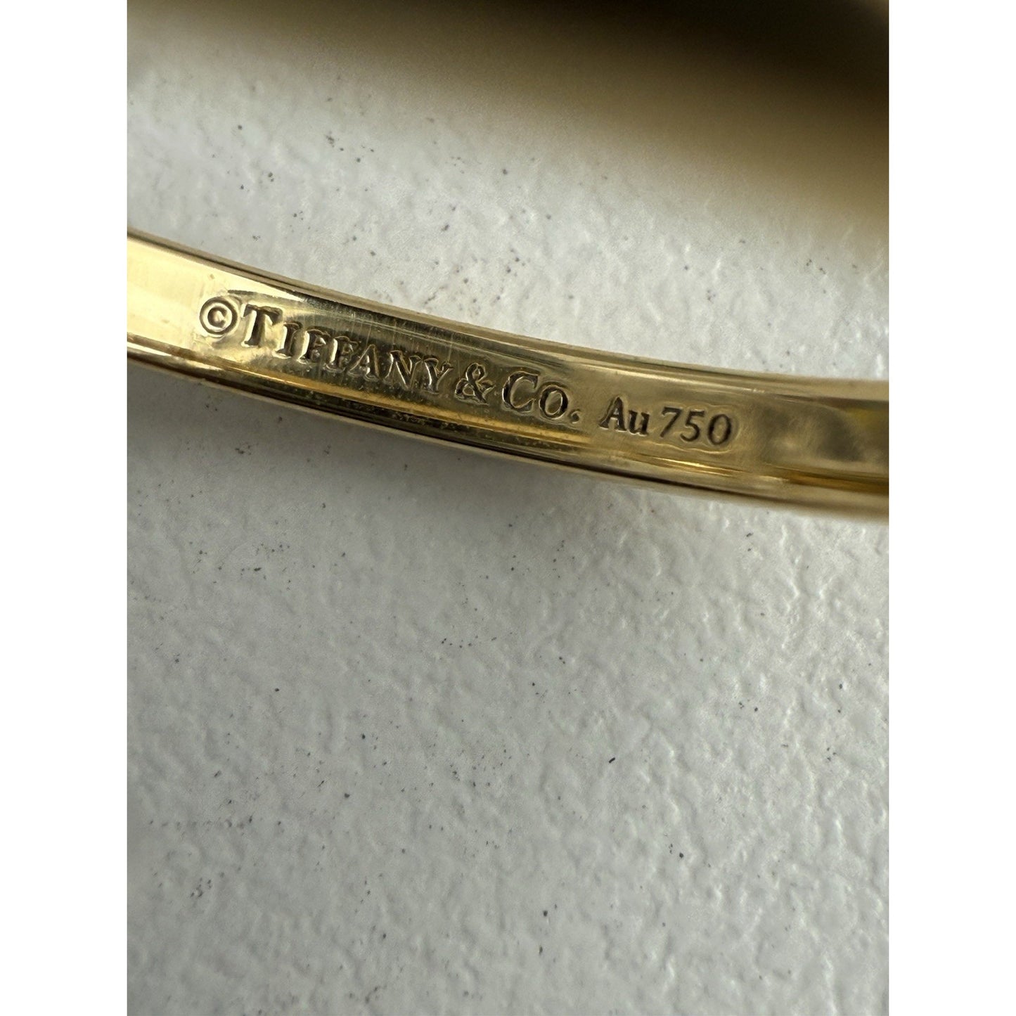 Tiffany & Co. Forever Diamond Ring 18K Gold Size 5.25