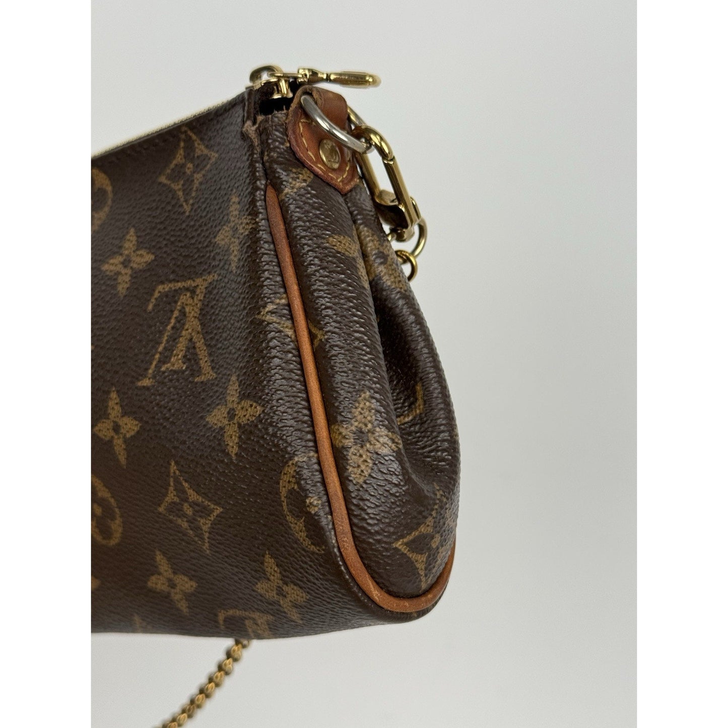 Louis Vuitton Monogram Eva Clutch Brown Canvas