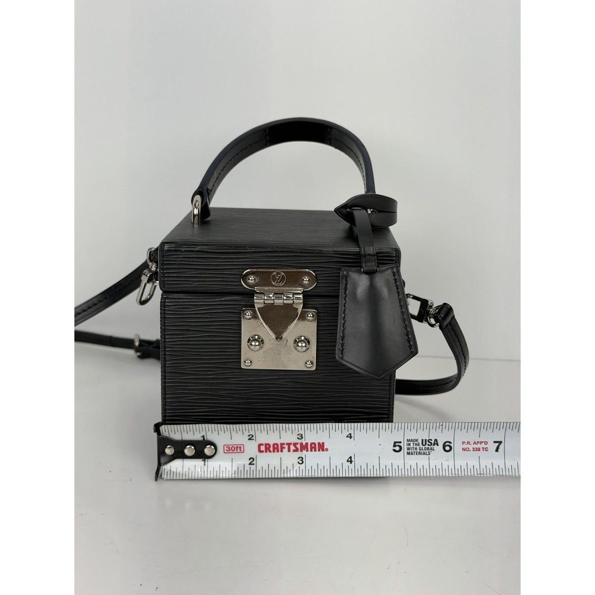 Louis Vuitton Bleecker Cube Box Crossbody Bag in Black Epi Leather 2019 S-05