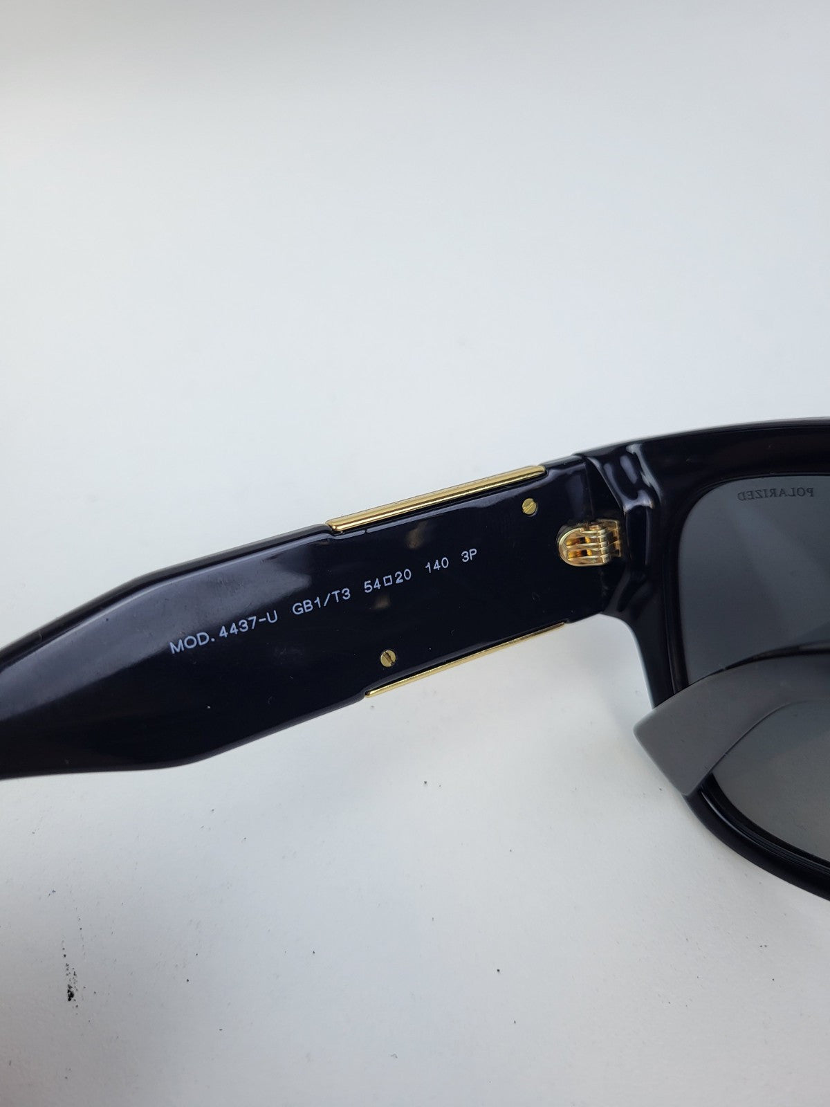Versace VE4437U GB1/T3 Sunglasses Women's Black/Polarized Grey Gradient 54mm