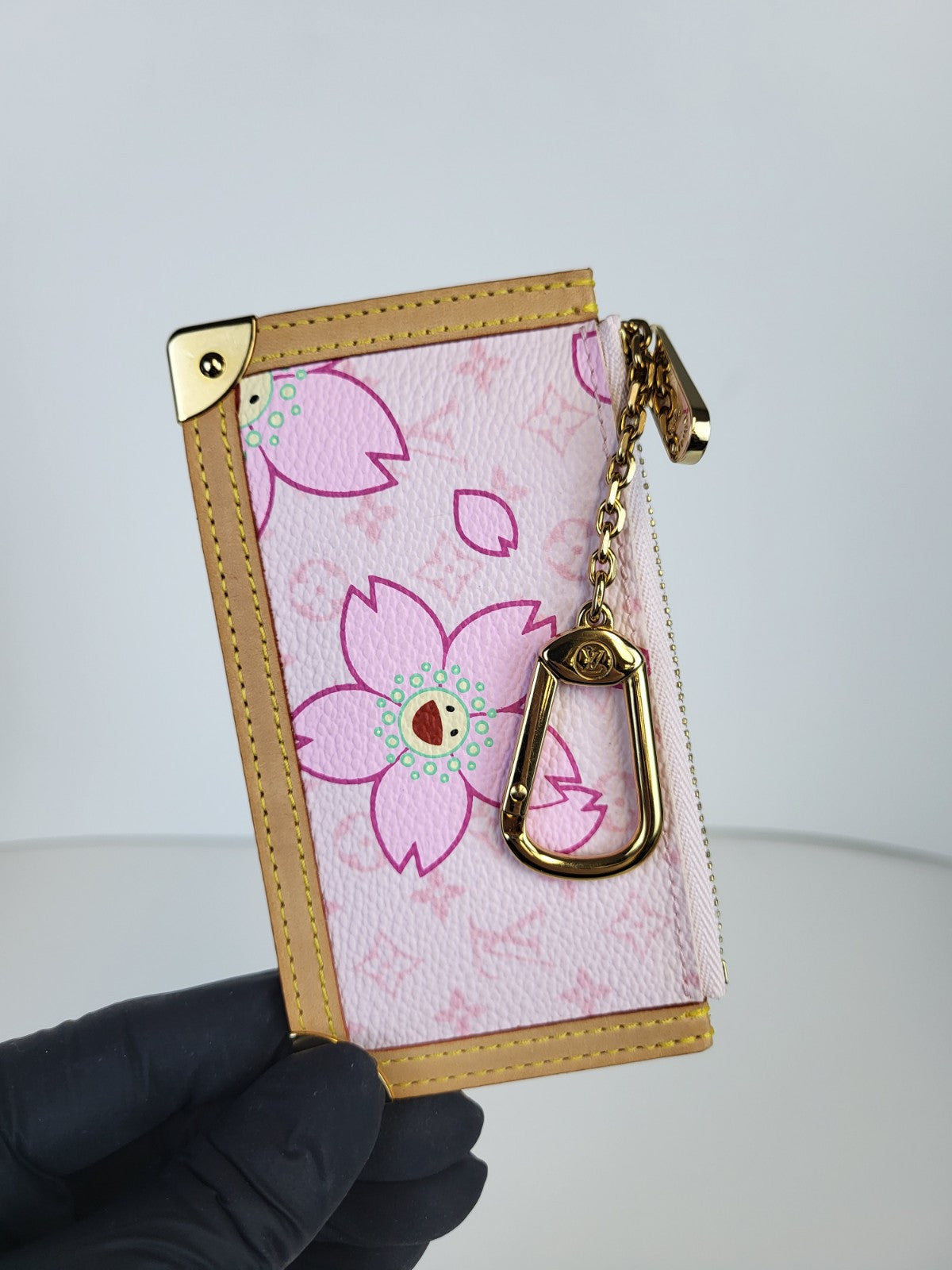 LOUIS VUITTON x Takashi Murakami Cherry Blossom Bag Charm Key Holder