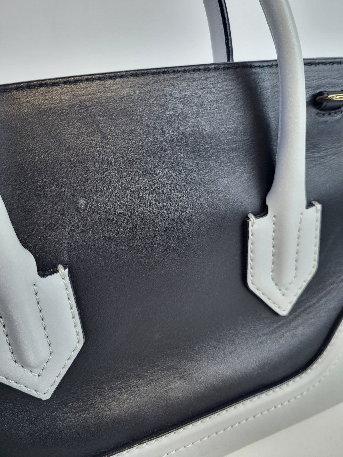 Versace Palazzo Empire Bag Leather Medium Bag Gray