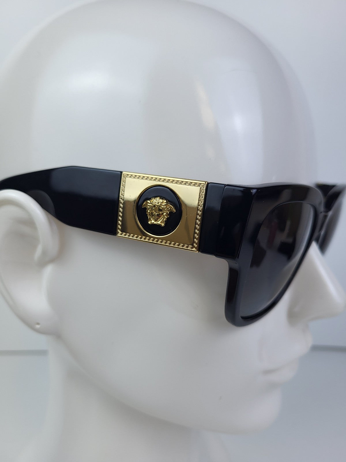 Versace VE4437U GB1/T3 Sunglasses Women's Black/Polarized Grey Gradient 54mm