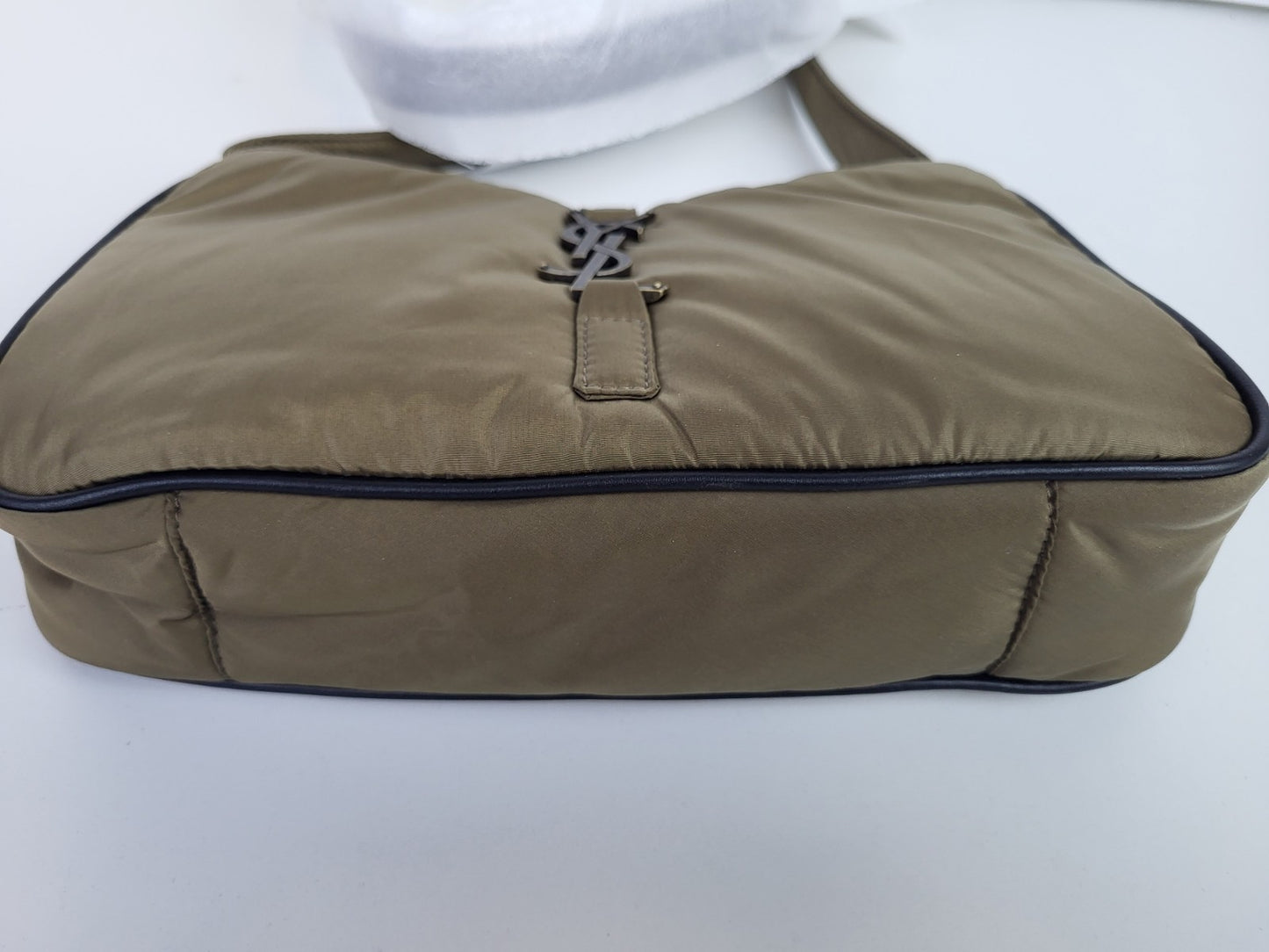 Saint Laurent Le 5 a 7 Hobo Nylon Small Shoulder Bag New