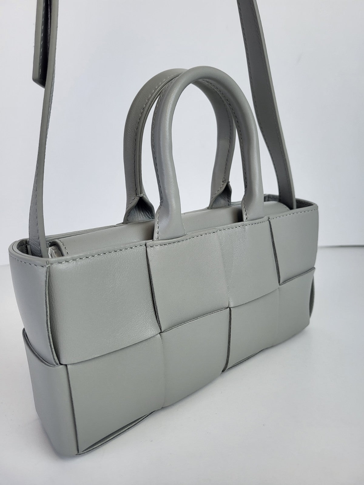 Bottega Veneta East-West Arco Tote Bag Gray