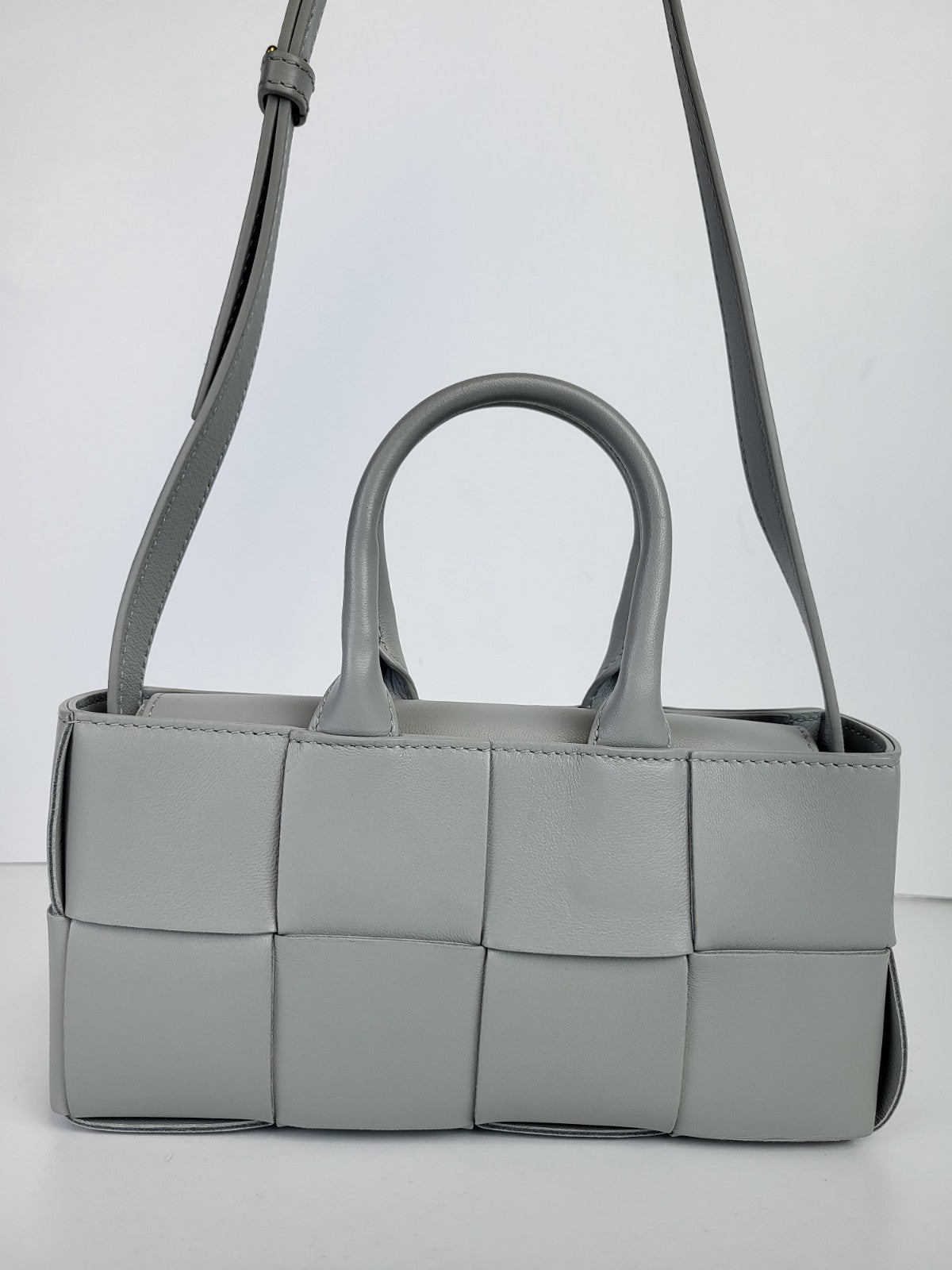 Bottega Veneta East-West Arco Tote Bag Gray