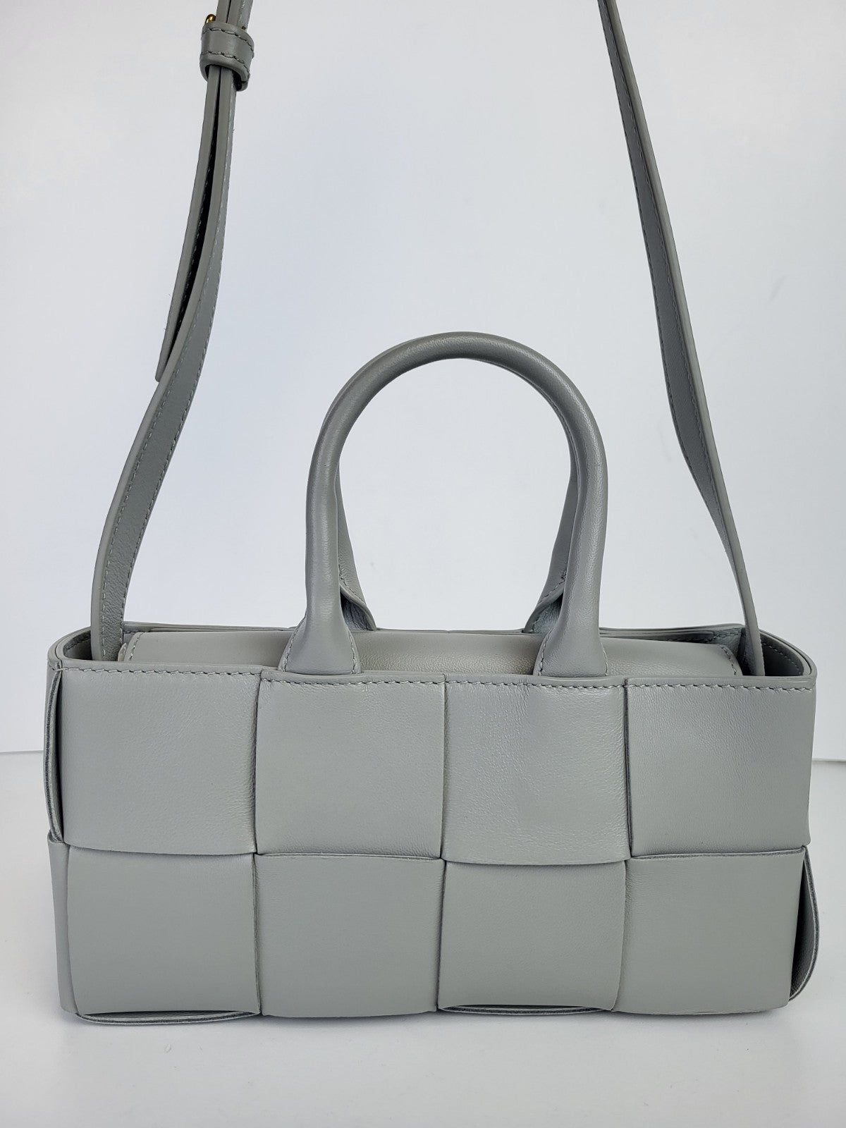 Bottega Veneta East-West Arco Tote Bag Gray