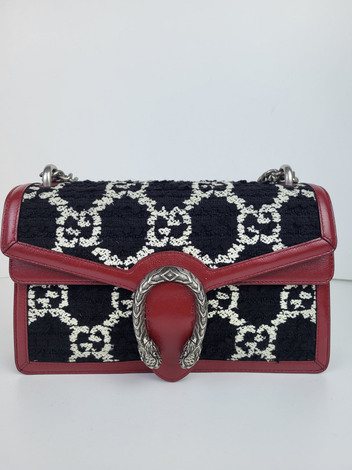 Gucci Dionysus Bag GG Tweed Small Should Bag
