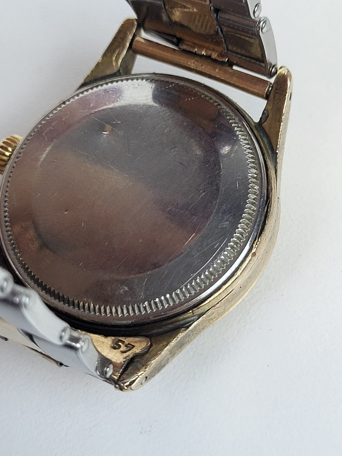 Rolex Air King Watch 5506 Rare Two Tone 14k Gold 34mm