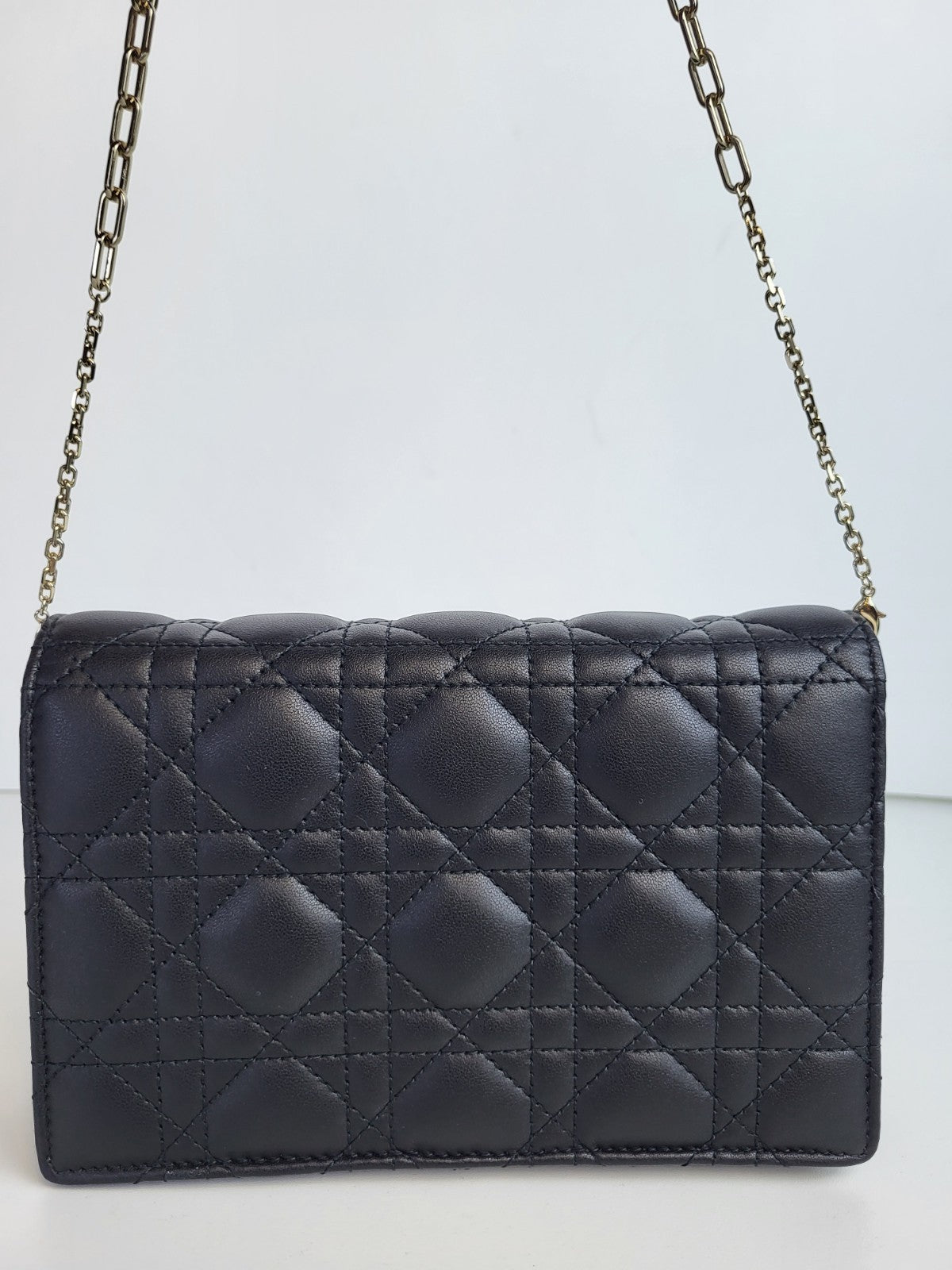 Christian Dior Cannage My Dior Daily 2022 Crossbody Bag Black Leather