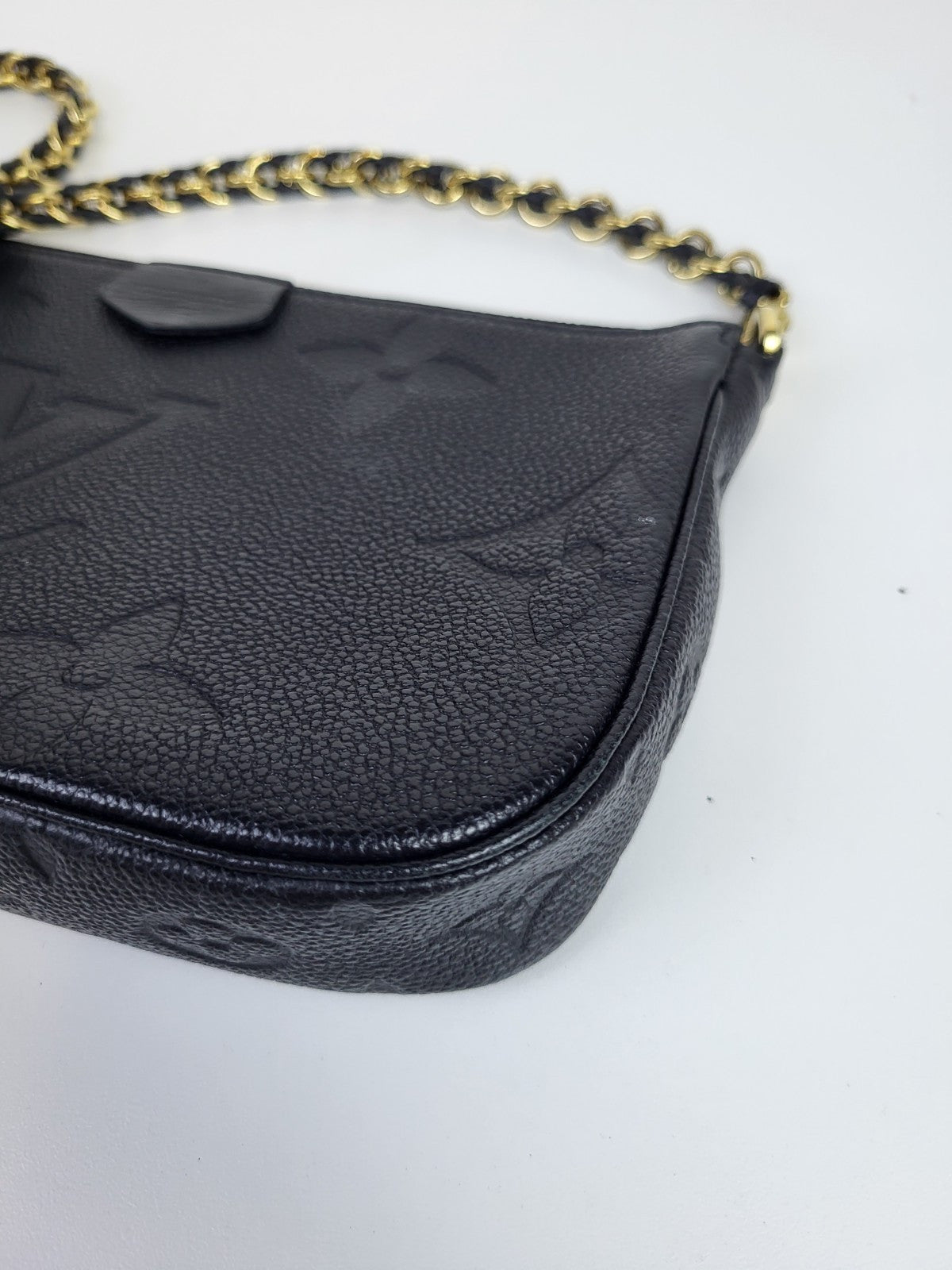 Louis Vuitton Monogram Giant Empreinte Pochette Black
