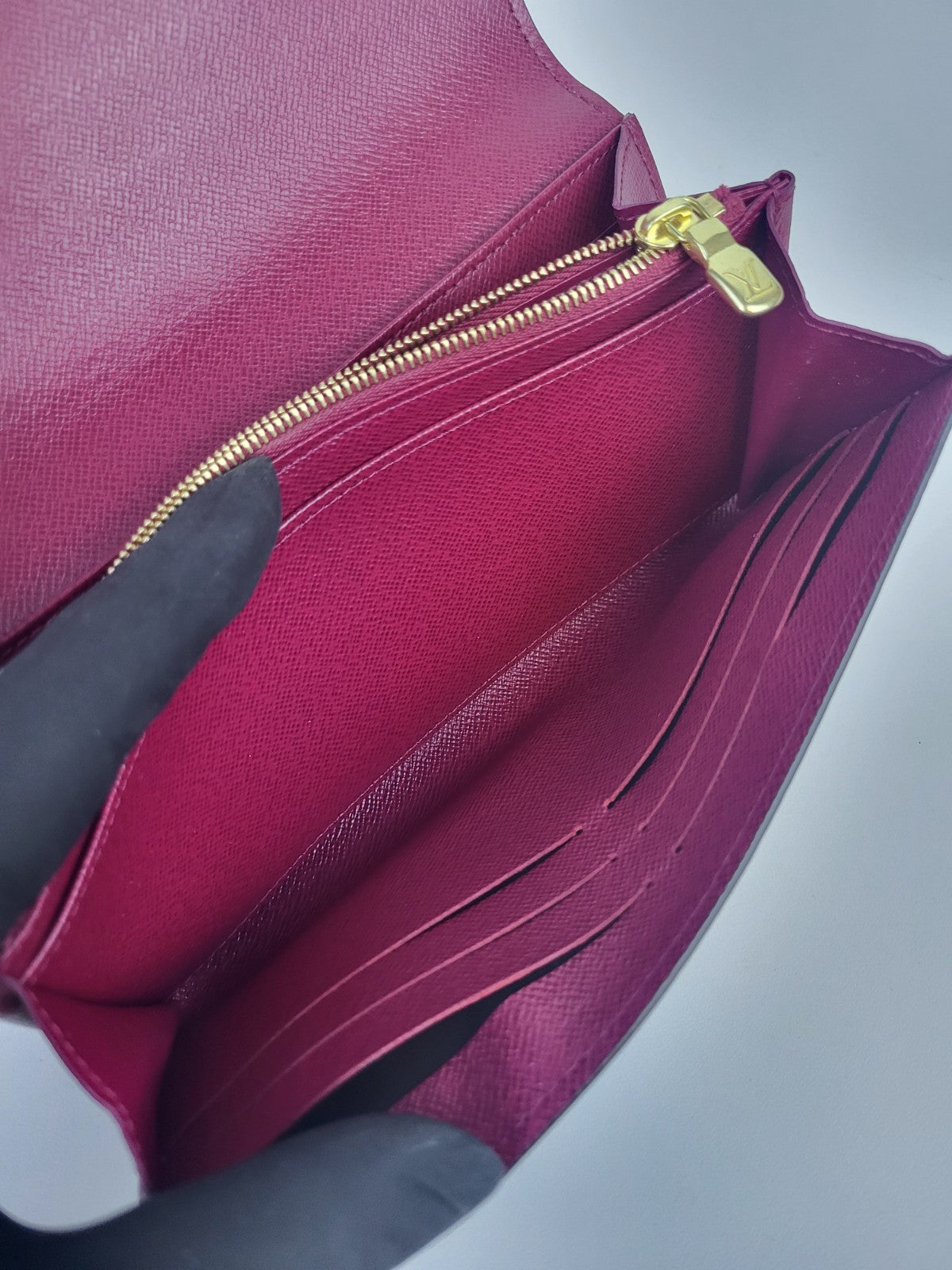 Louis Vuitton Monogram Sarah Long Wallet