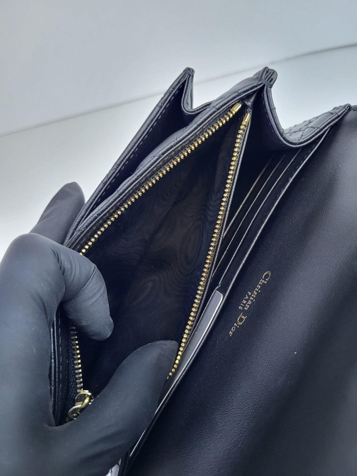 Christian Dior Cannage My Dior Daily 2022 Crossbody Bag Black Leather