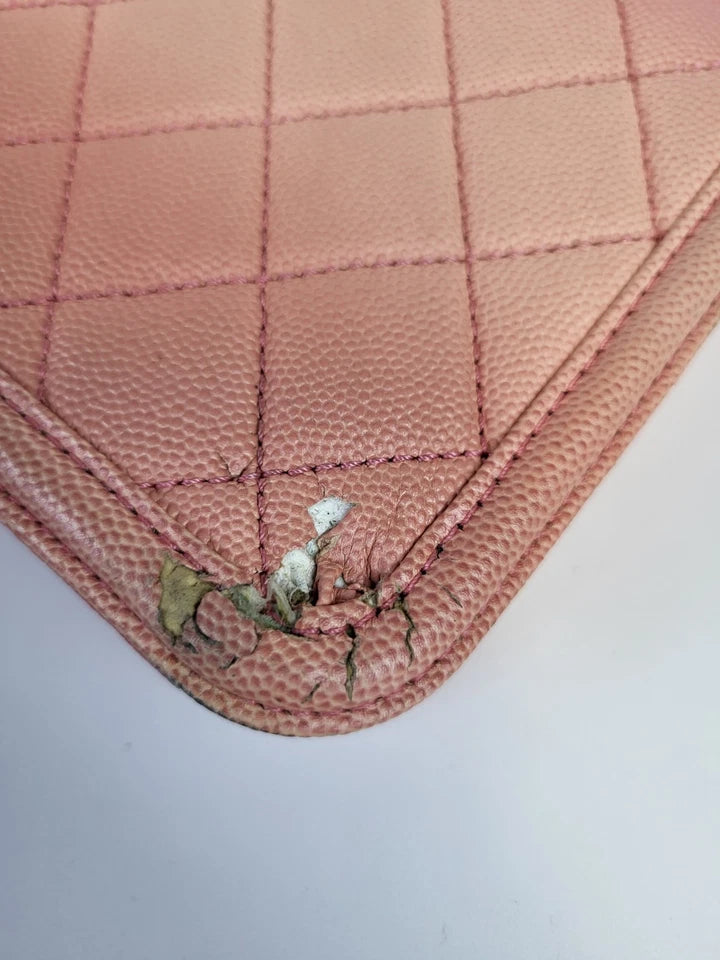 Chanel Small Sunset On The Sea Flap Coral Bag