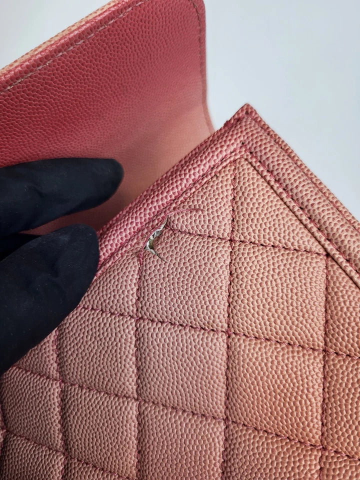 Chanel Small Sunset On The Sea Flap Coral Bag